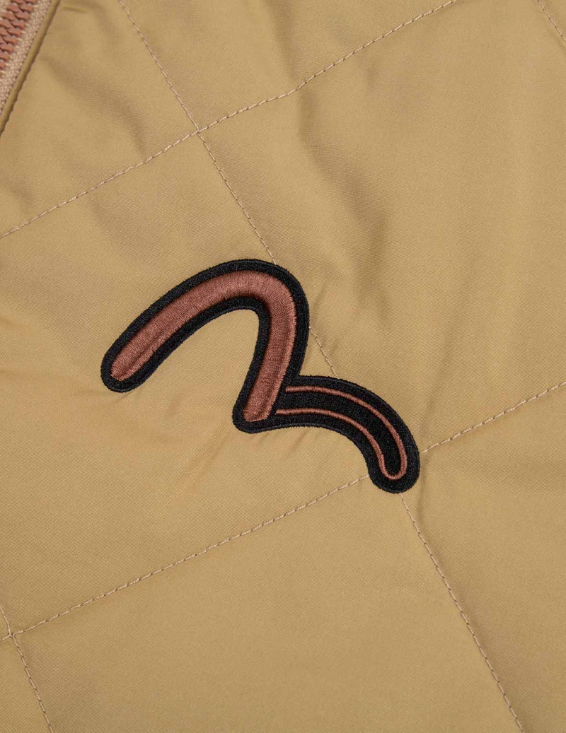 Contrast Webbing Strap Quilted Down Jacket 12