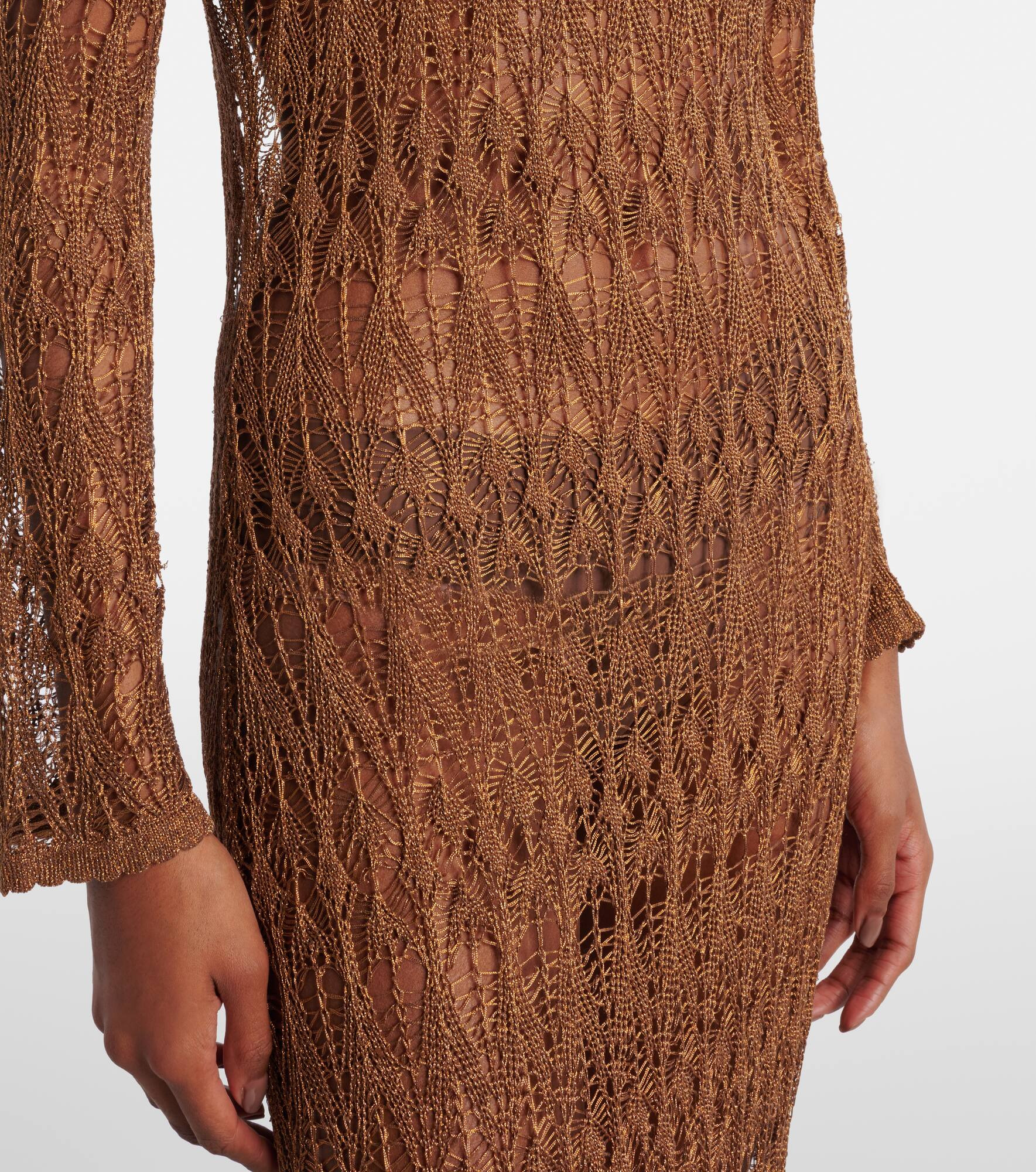 Paloma sheer maxi dress - 5