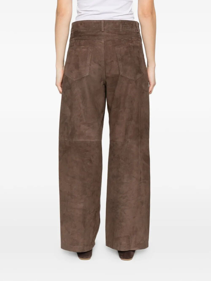 `MaxMara S` Leather Pants 3