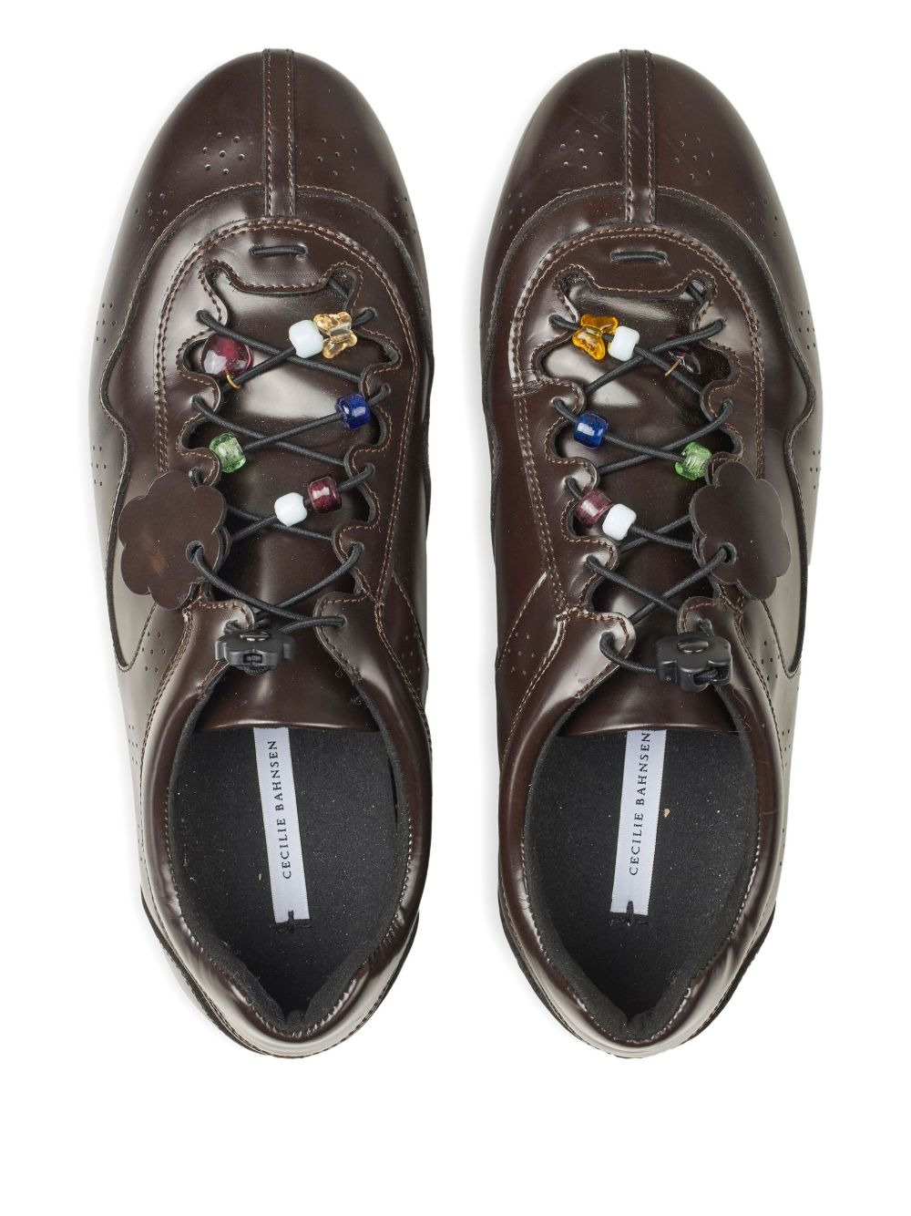 Blaise beaded leather sneakers - 3