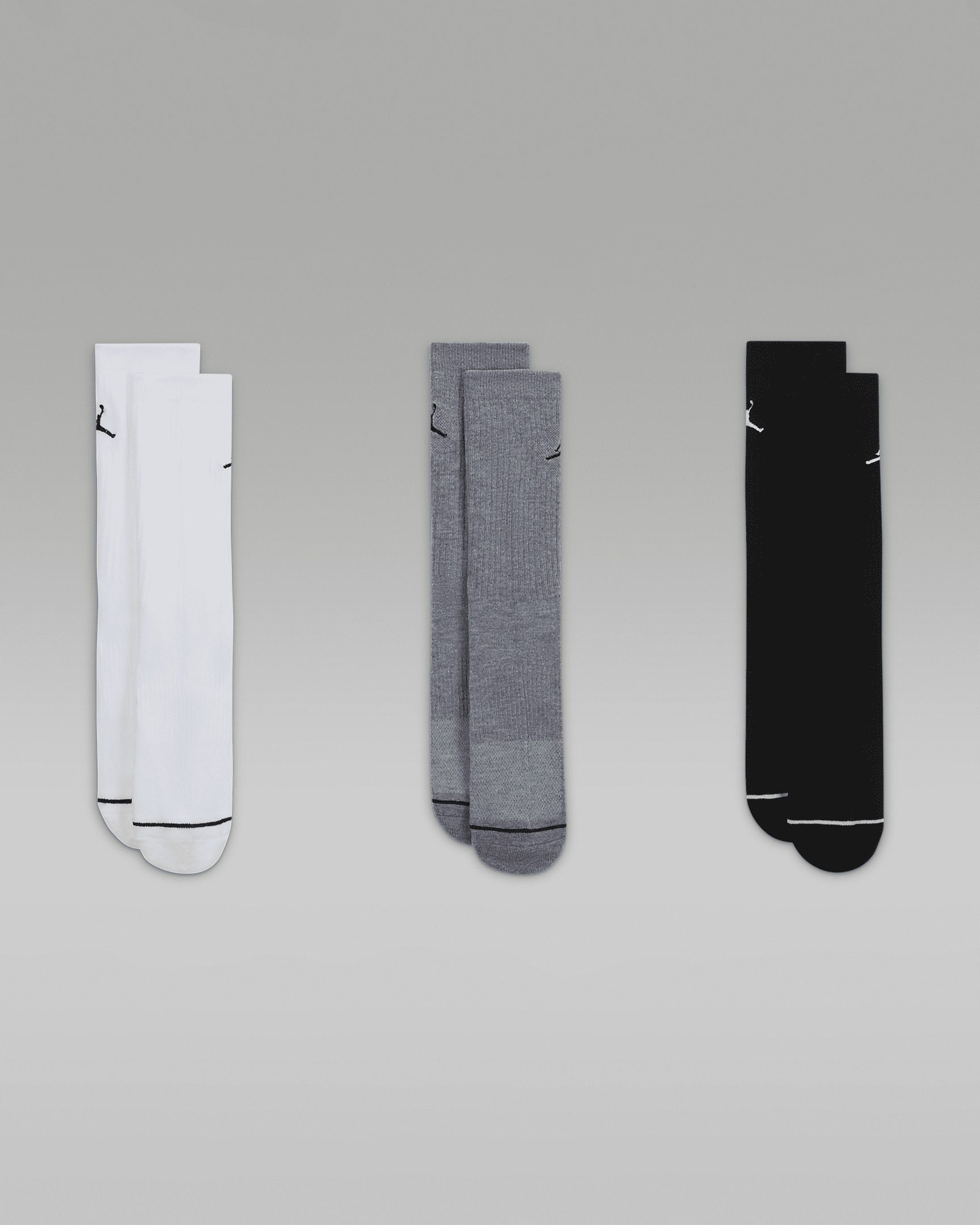 Jordan Everyday Crew Socks (3 pairs) - 2