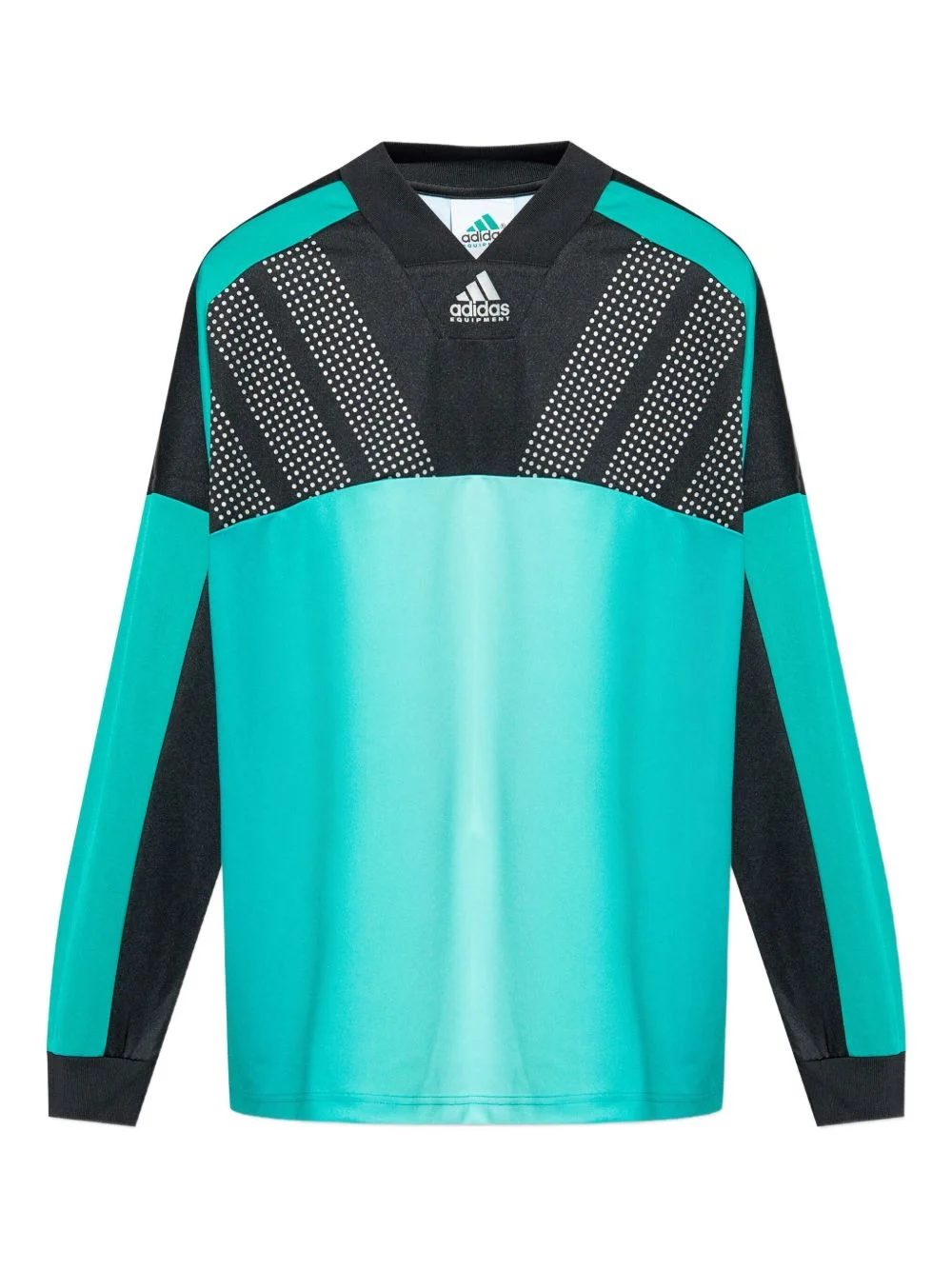 EQT colour-block dot-print jersey - 1