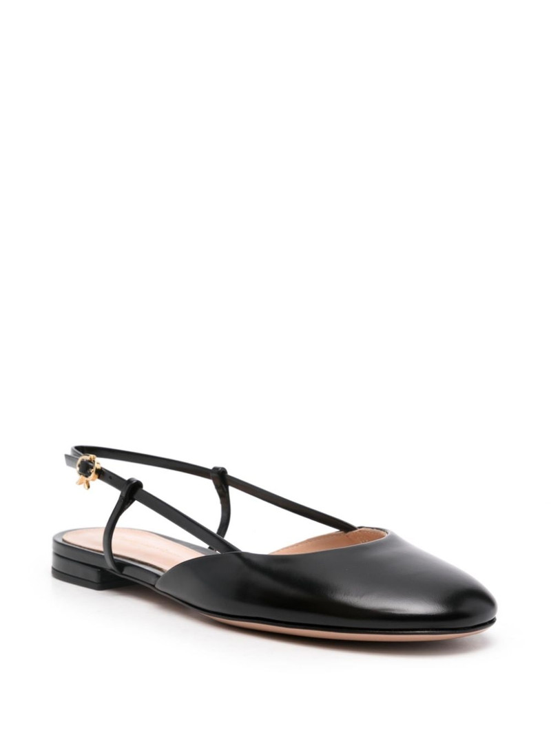 Gianvito Rossi leather ballet flats outlook