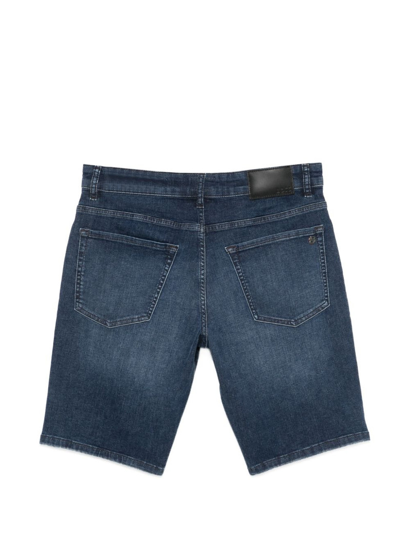 BOSS faded-wash five-pocket shorts outlook