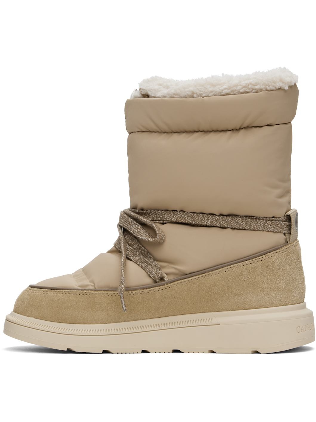 Tan Demma Puffer Boots - 3