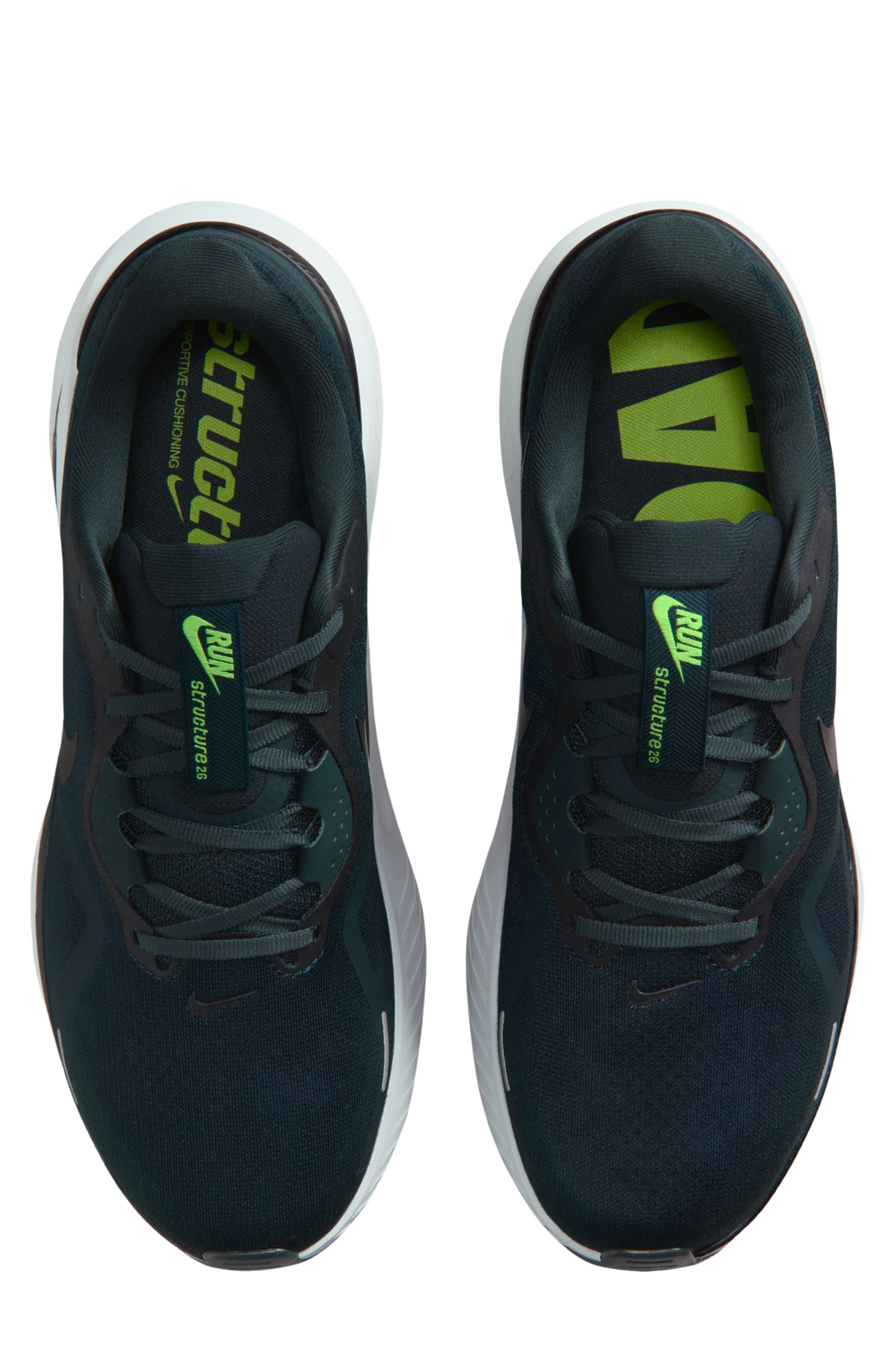 Nike Structure 26 Running Shoe in 300 Seawd/volt at Nordstrom - 3