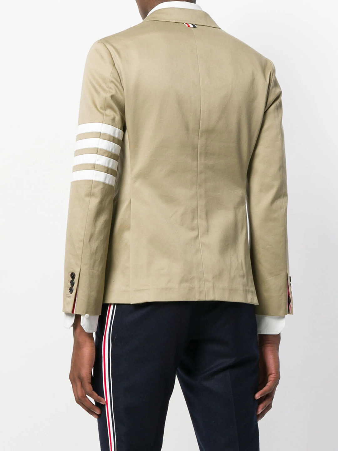 Cotton Twill 4-Bar Unconstructed Classic Sport Coat - 4
