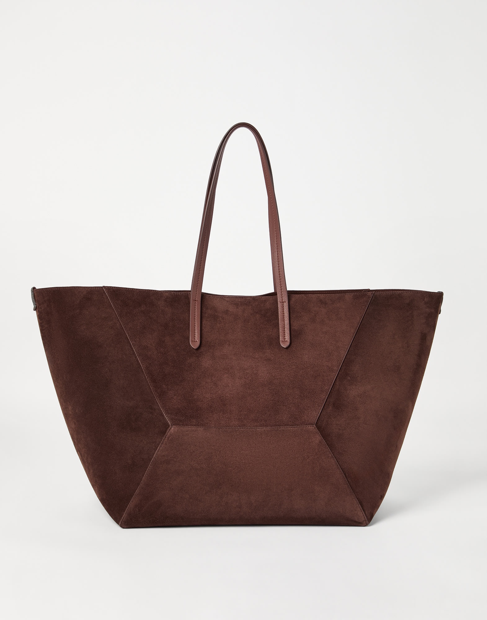BC Duo large bag in suede with monili - 2