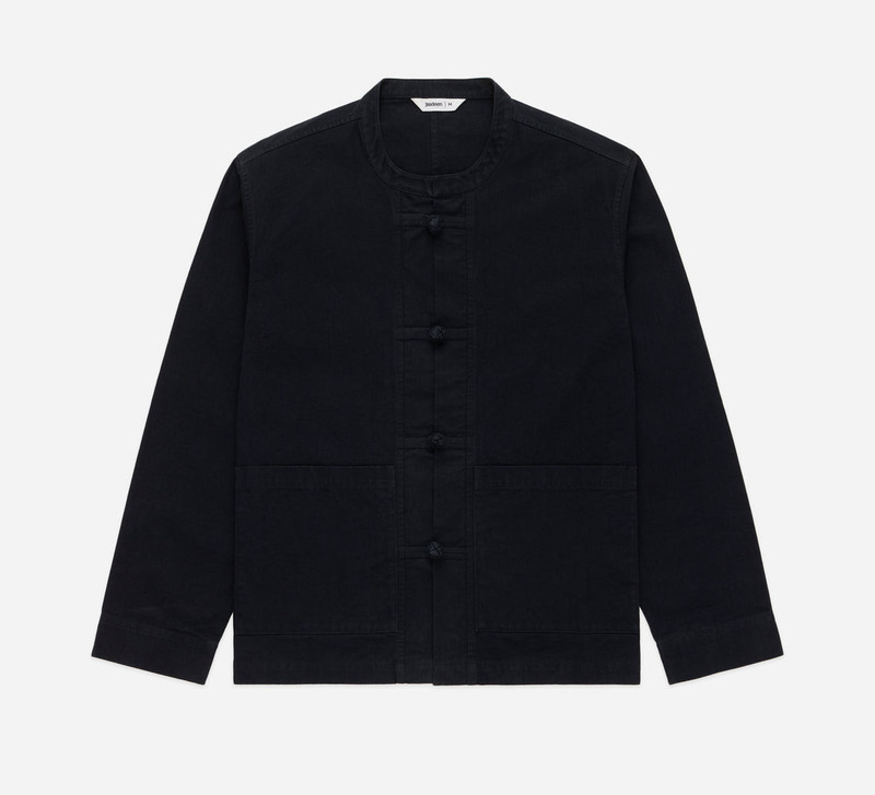 Kung Fu Jacket - Black Twill 1