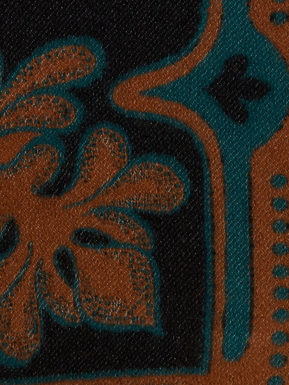 abstract-pattern poncho - 3