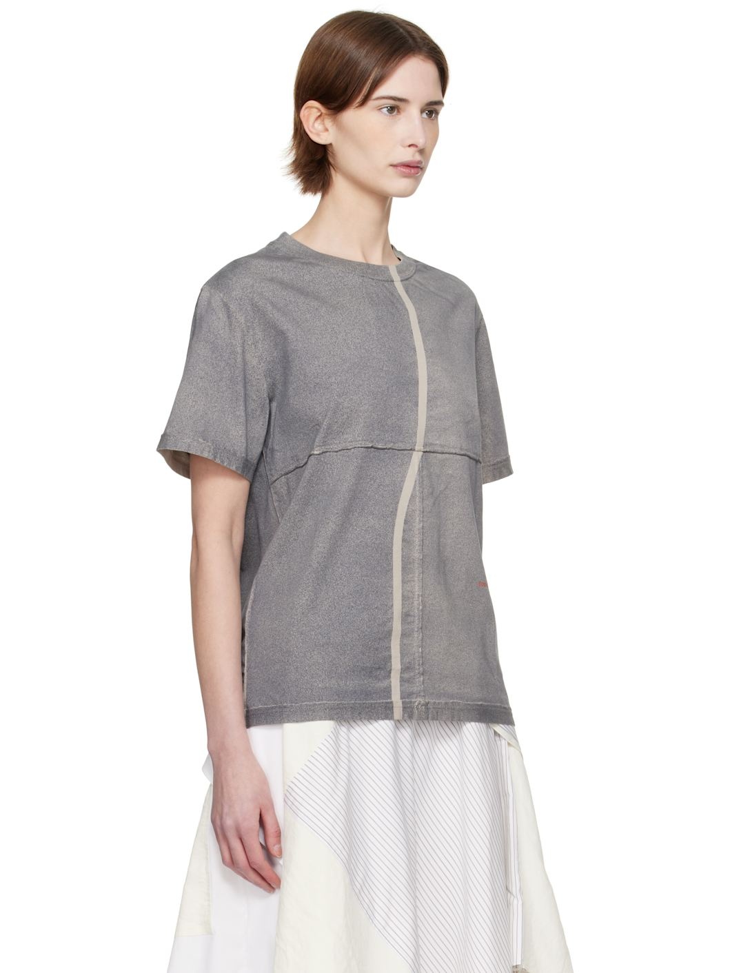 Gray Lapped T-shirt - 2