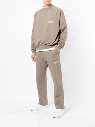 ESSENTIALS crew-neck logo sweatshirt outlook