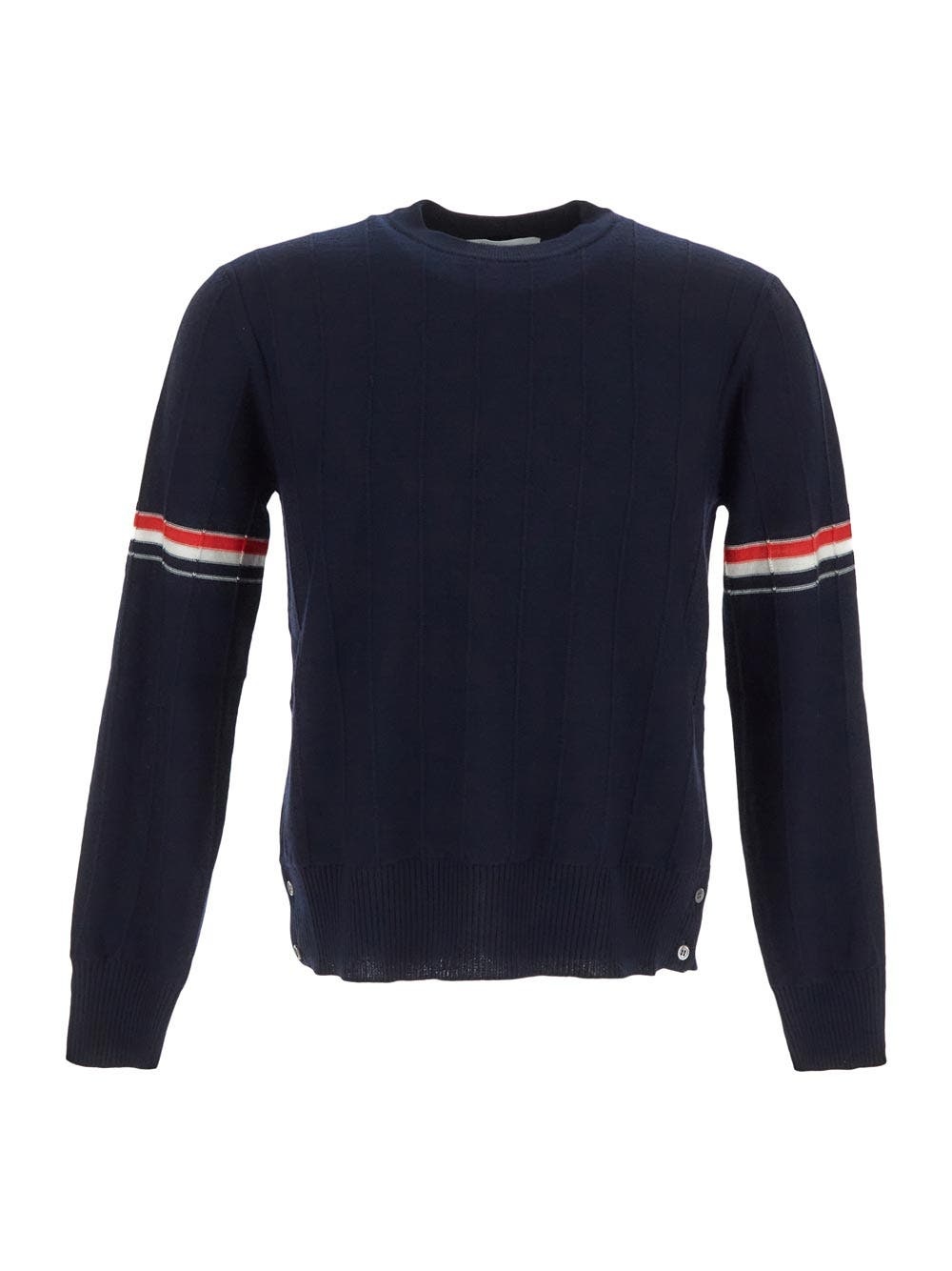 Thom Browne Navy Armband Sweater