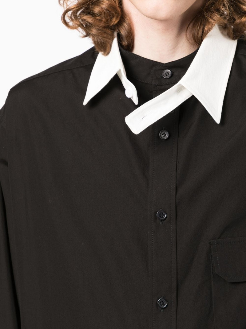 removable-collar cotton shirt 5
