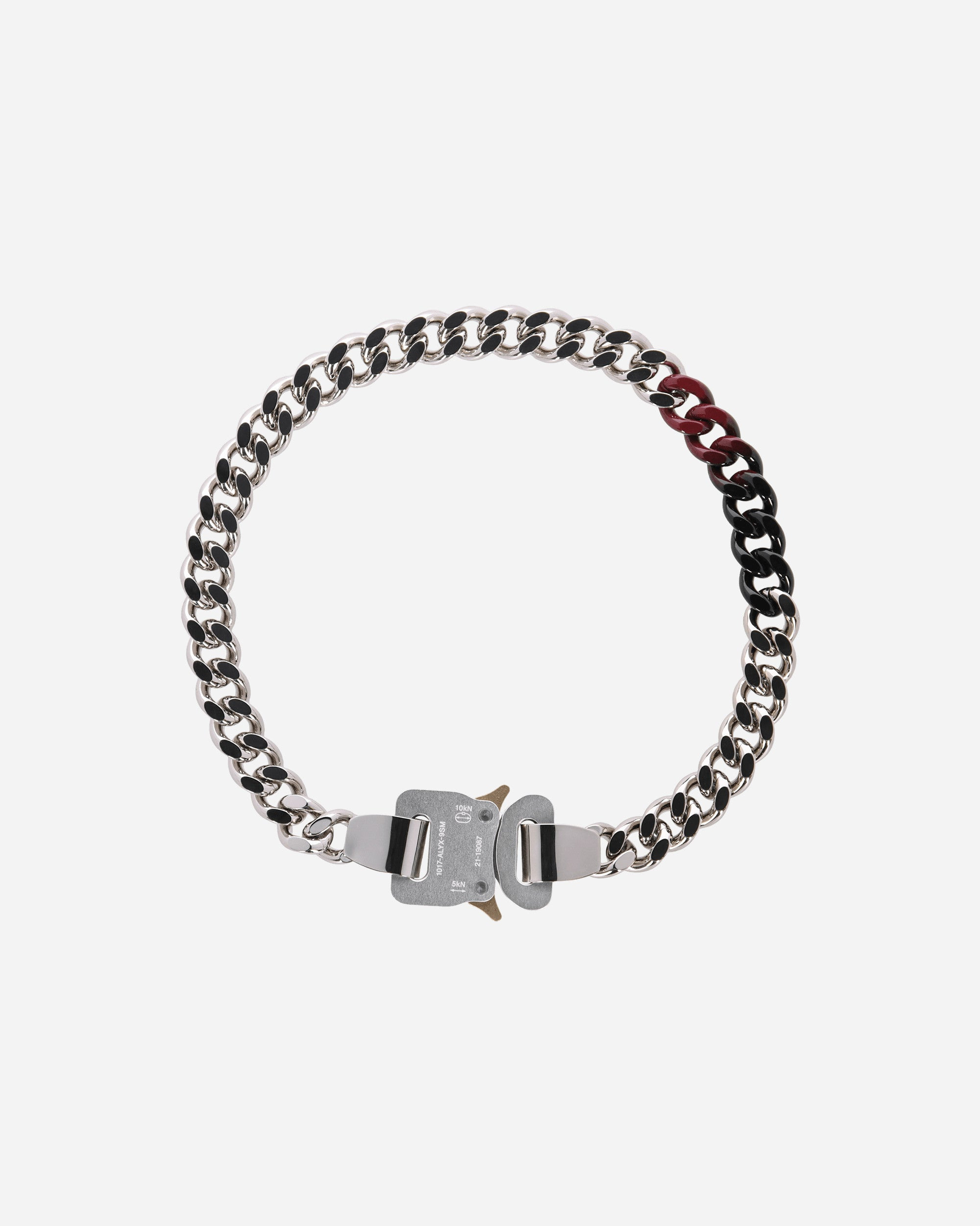 Exclusive Signature Buckle Necklace Red - 2