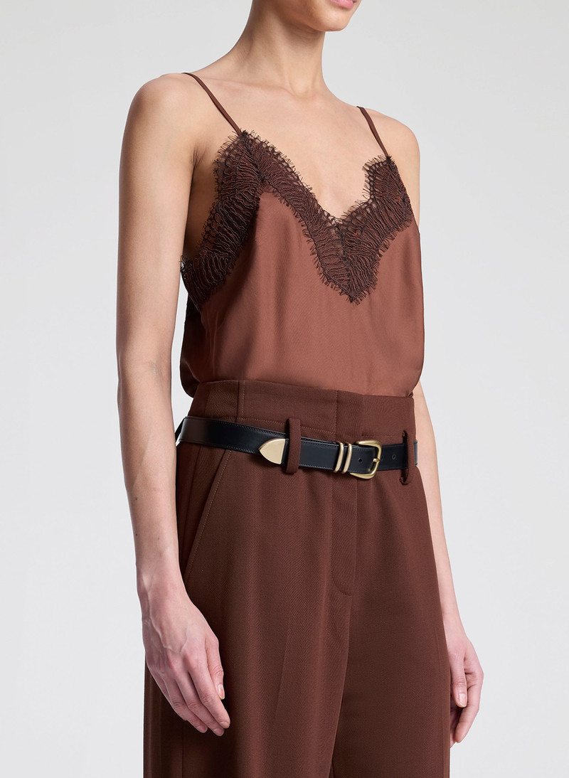 Presley Satin and Lace Camisole Top 3