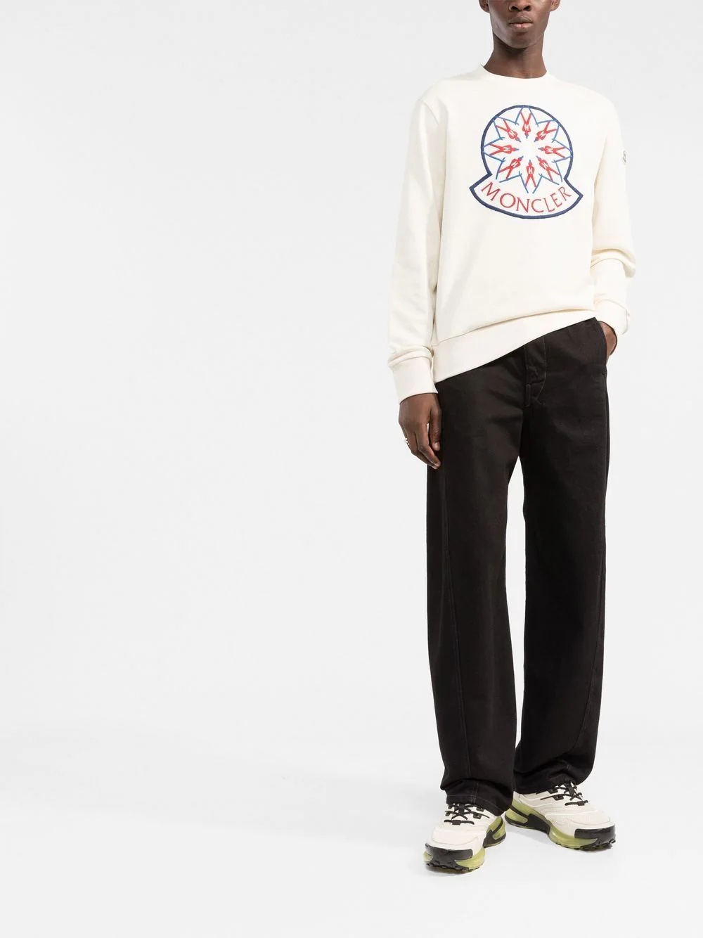 logo-embroidered sweatshirt - 2