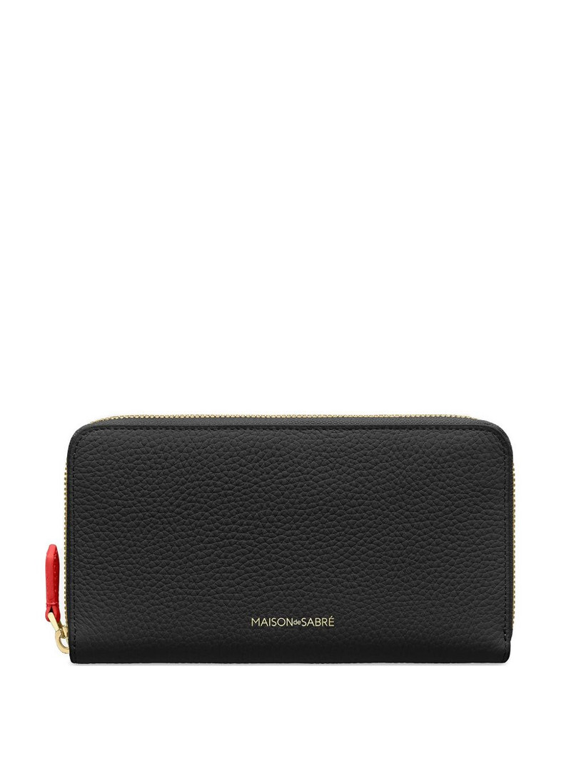 zip-fastening leather wallet 1
