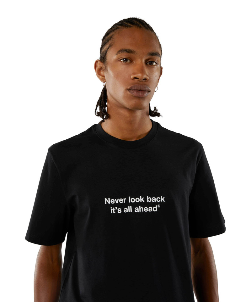T-shirt quote "Never look back it's all ahead" 9