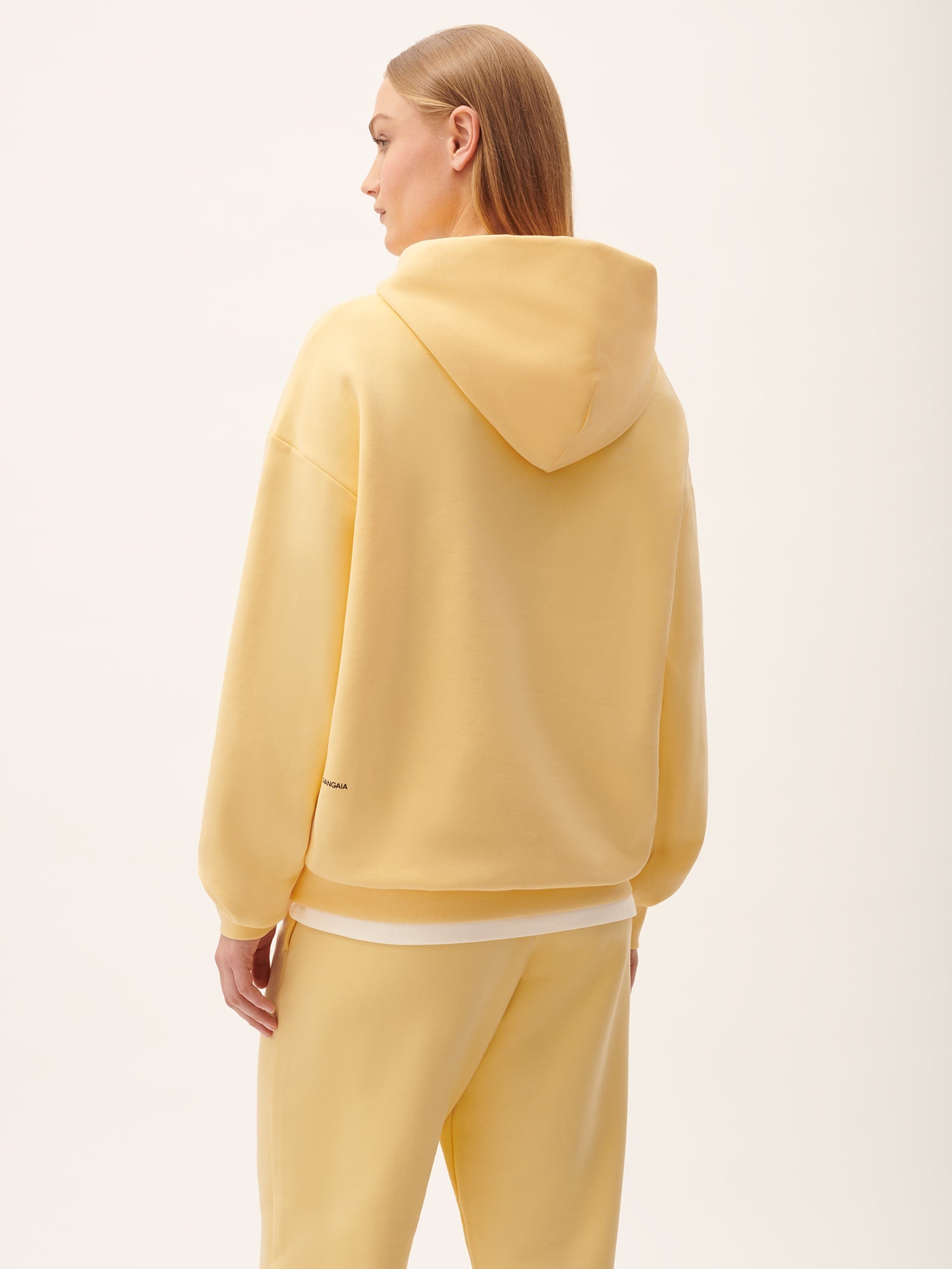 Womens 365 Midweight Hoodie - Seashell Yellow - 3