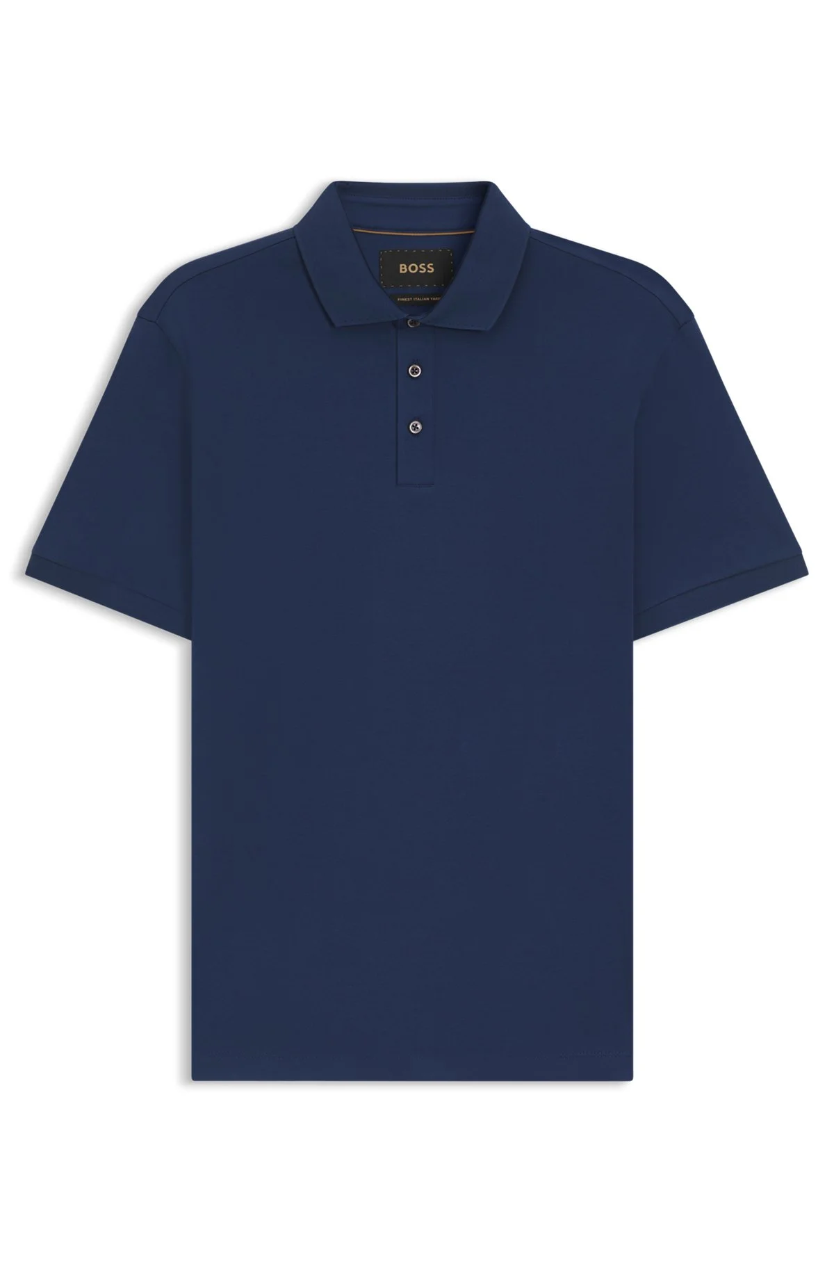 REGULAR-FIT POLO SHIRT IN MERCERIZED COTTON - 1