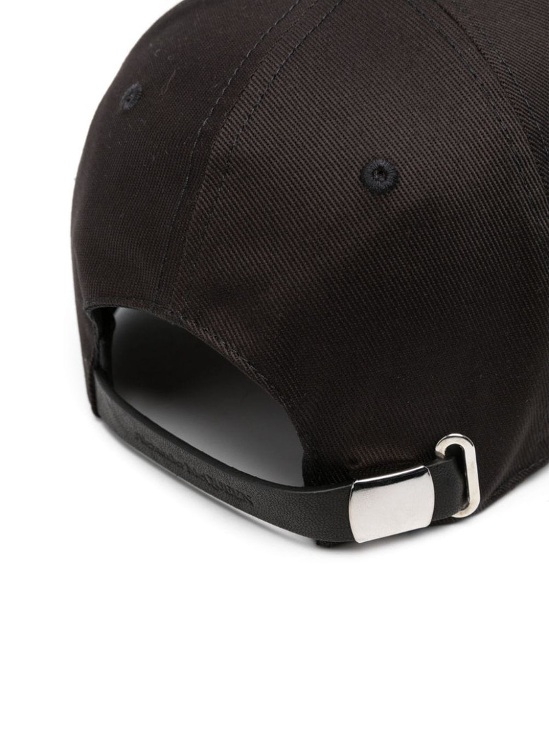 Alexander McQueen logo-embroidered cap outlook