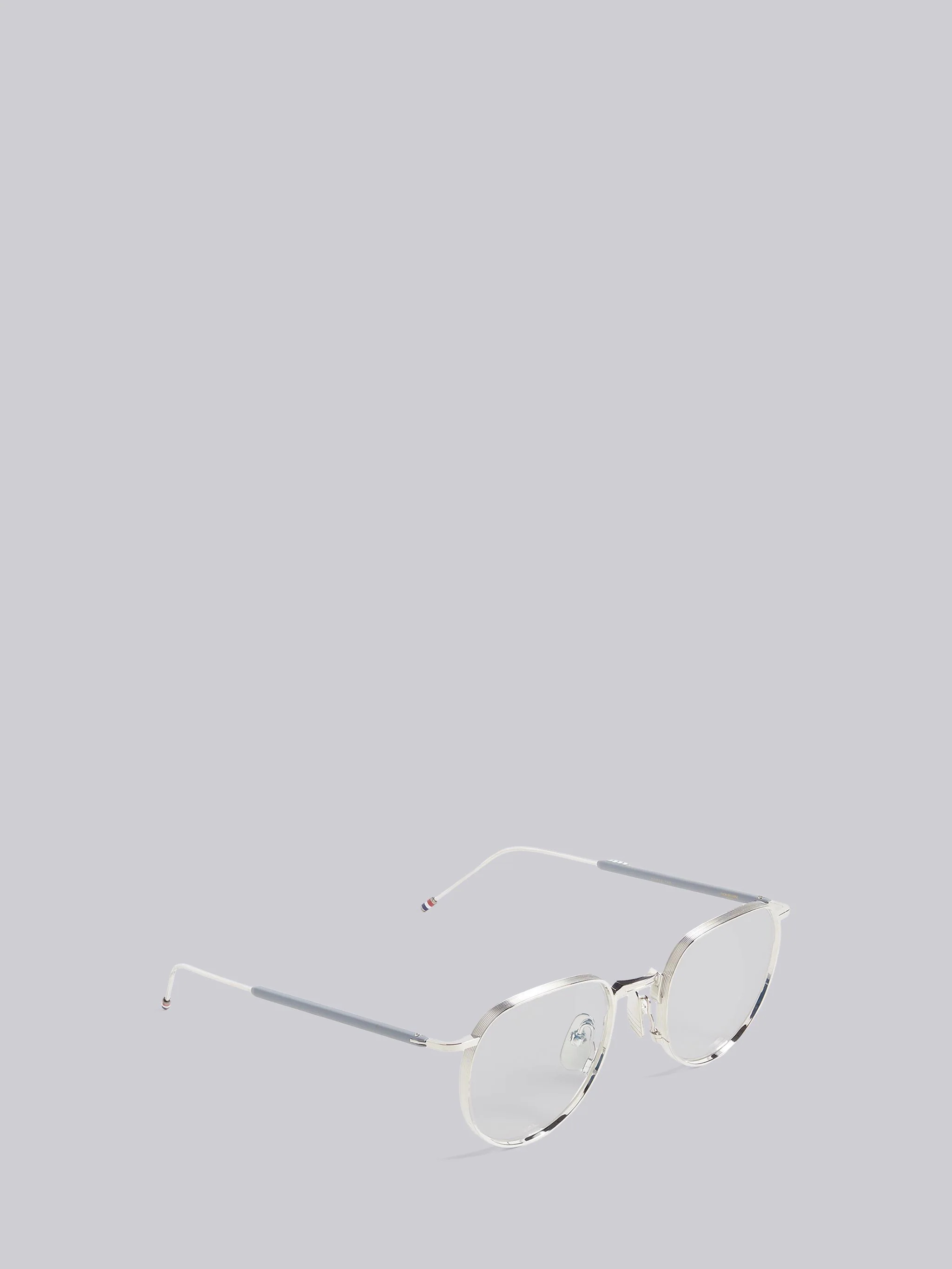 TB126 - Silver Clubmaster Sunglasses - 4