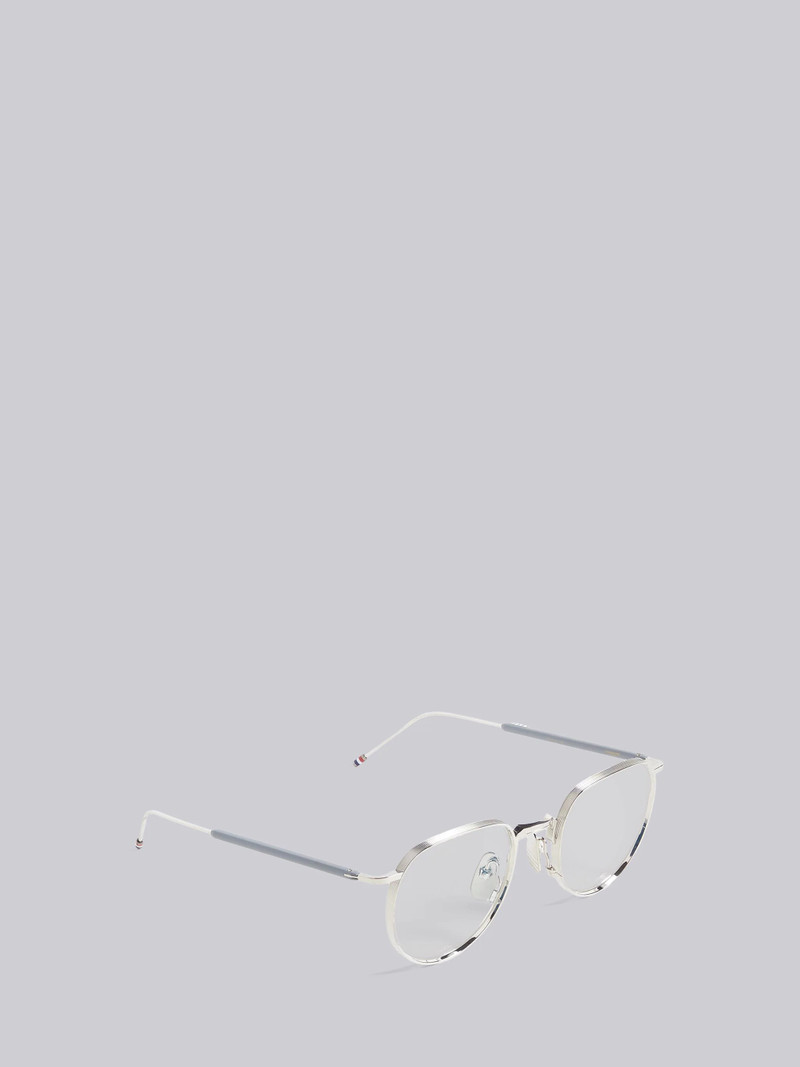 TB126 - Silver Clubmaster Sunglasses 4