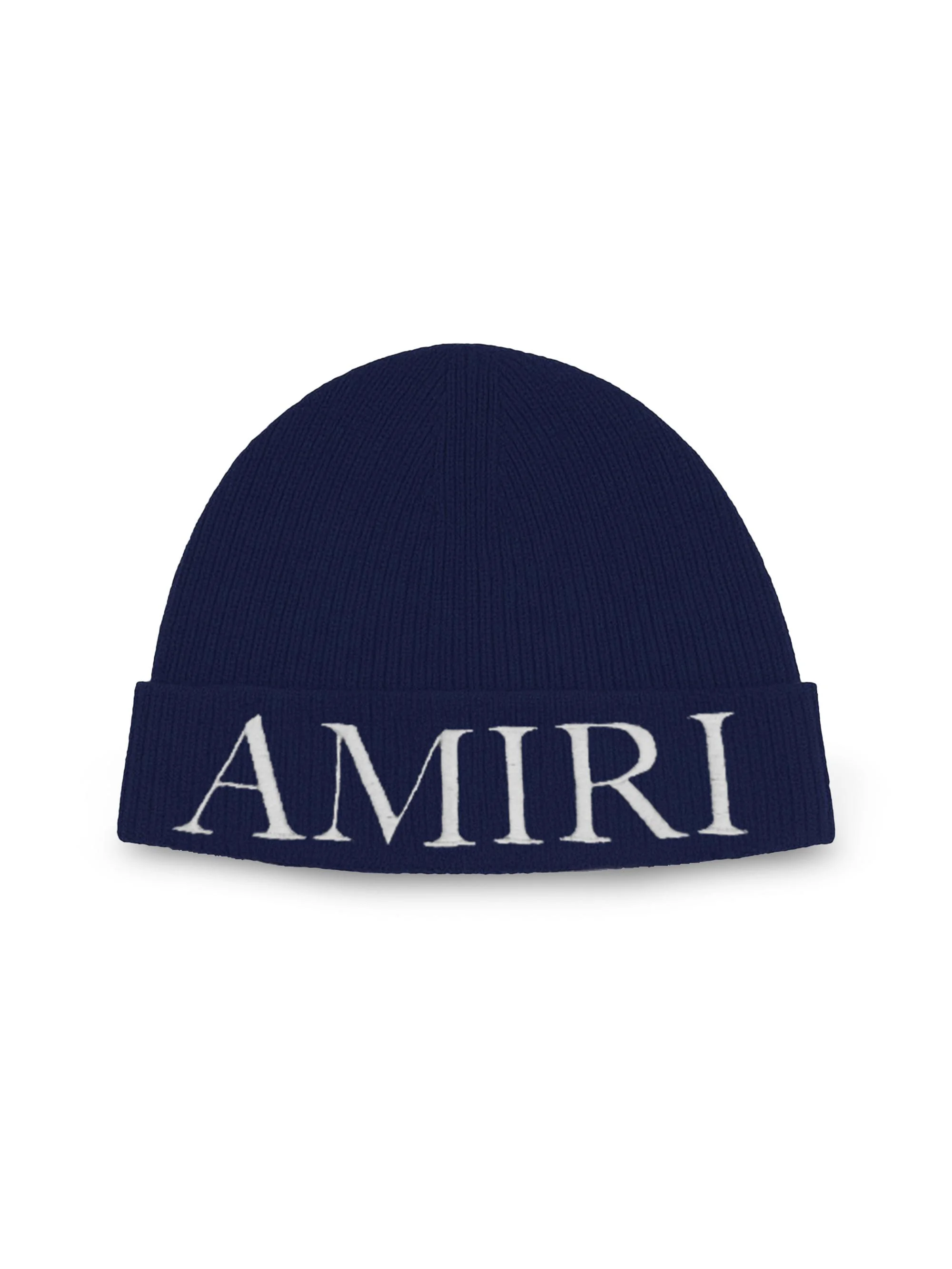 Men's Logo Wool Beanie - Mid Blue - 1