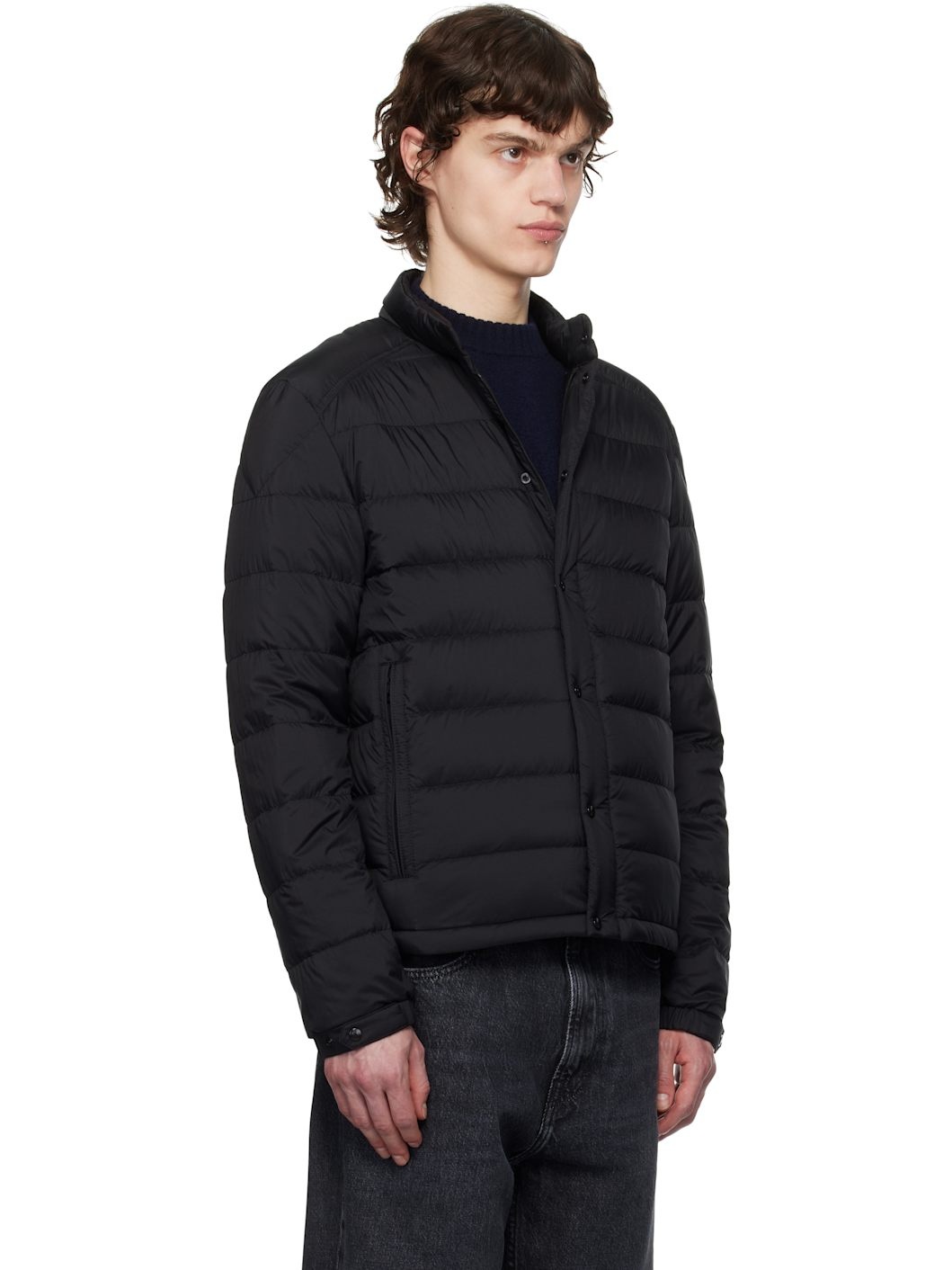 Black Selves Short Down Jacket - 2