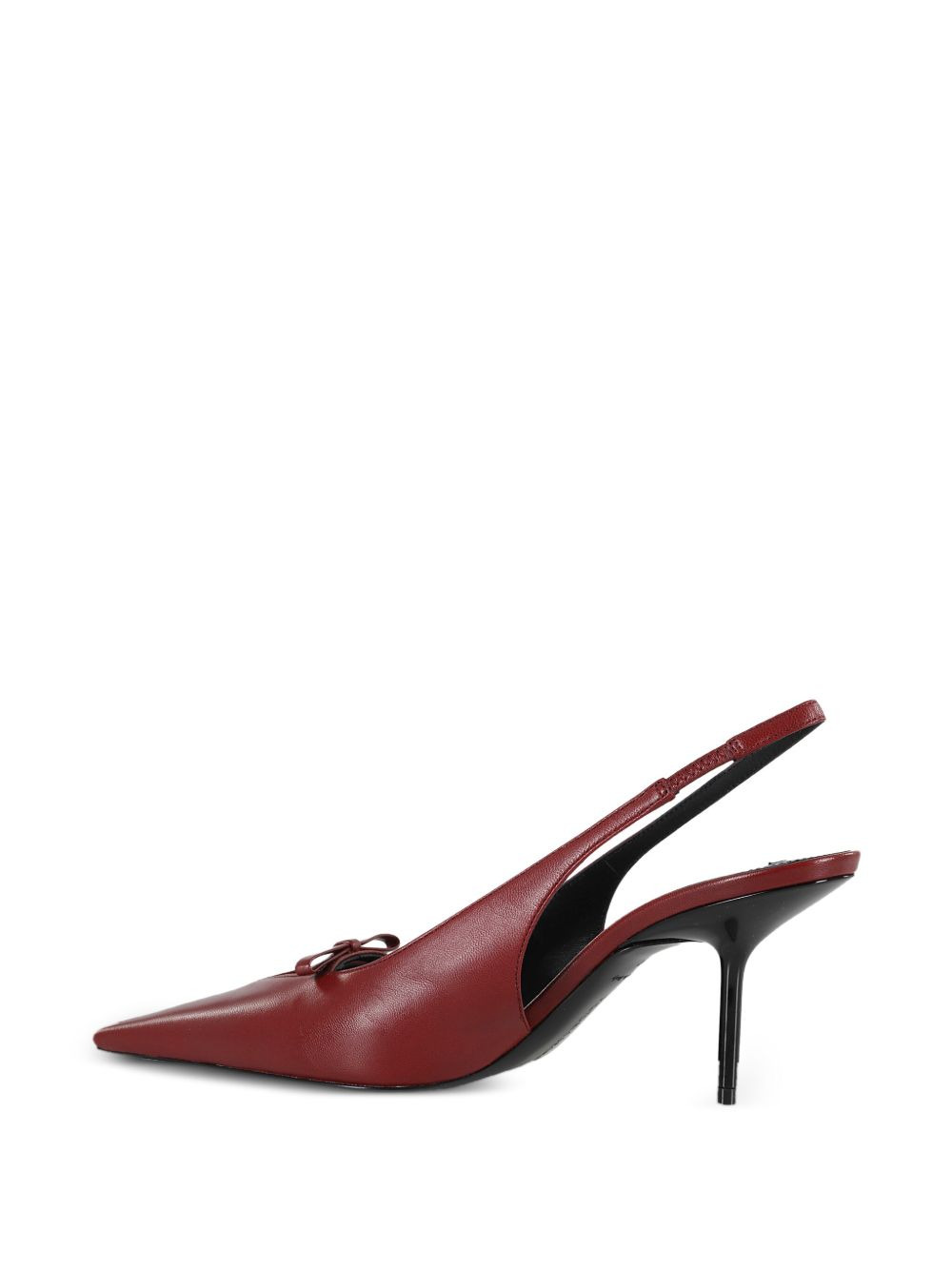 bow-detail slingback pumps - 3