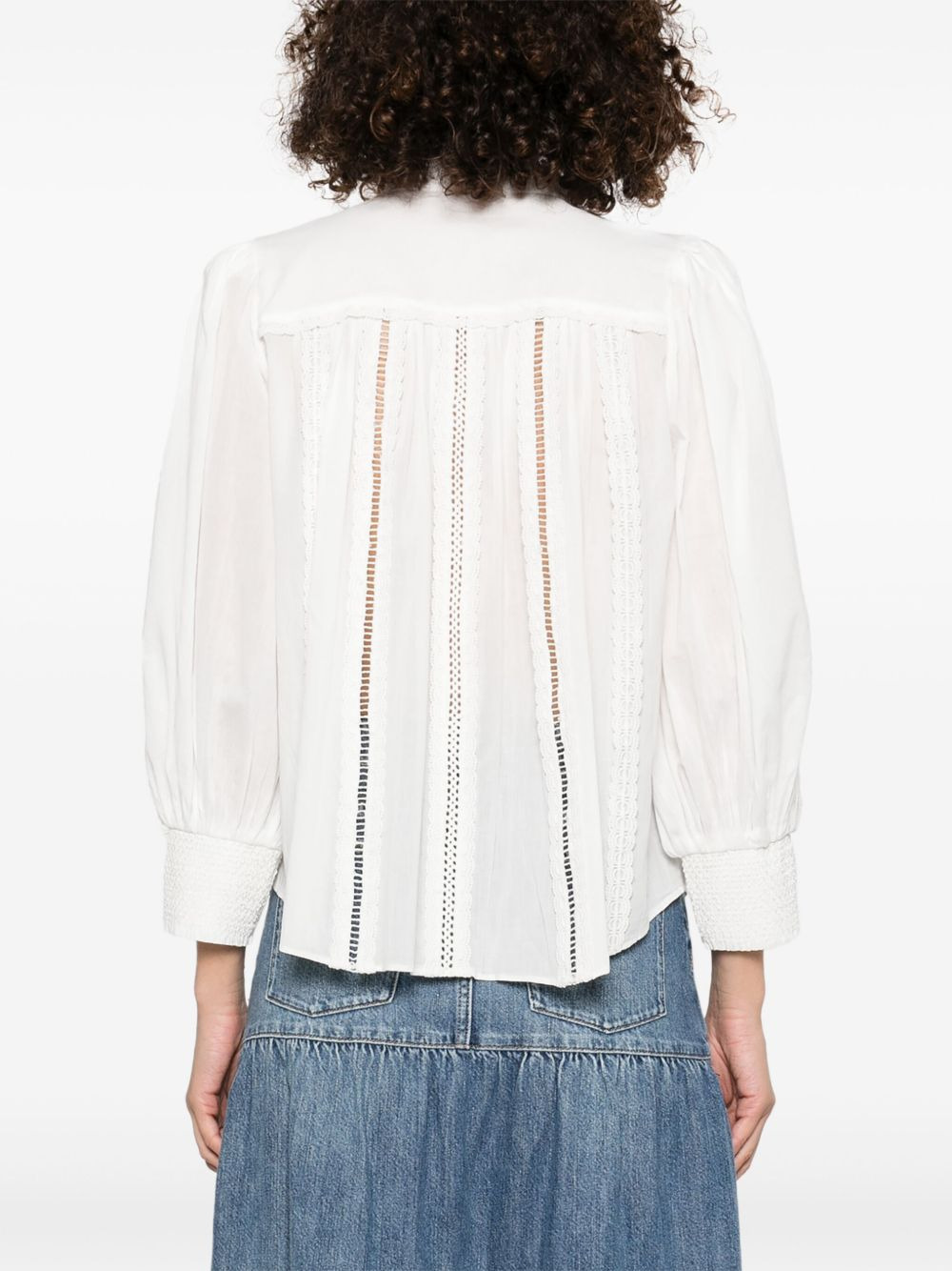 Alice + Olivia Cora Cotton Blouse - 5
