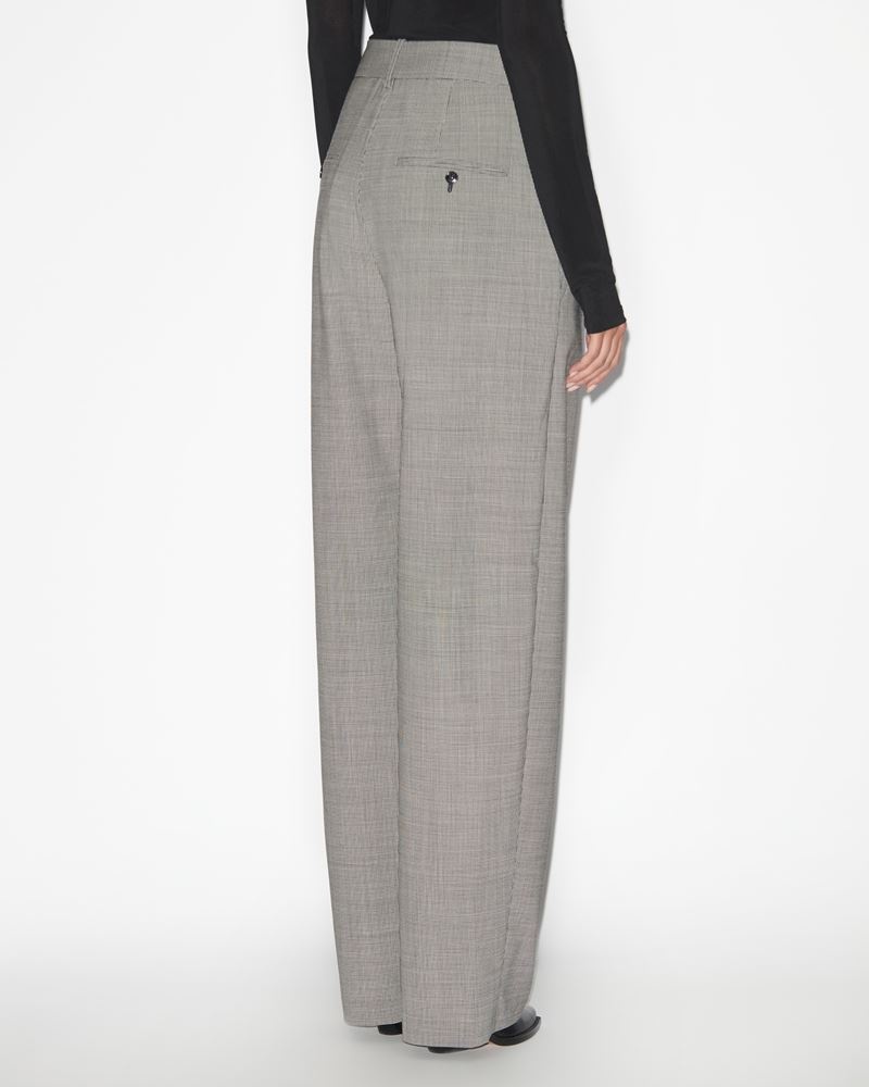 ISABEL MARANT striped tailored trousers - Grey