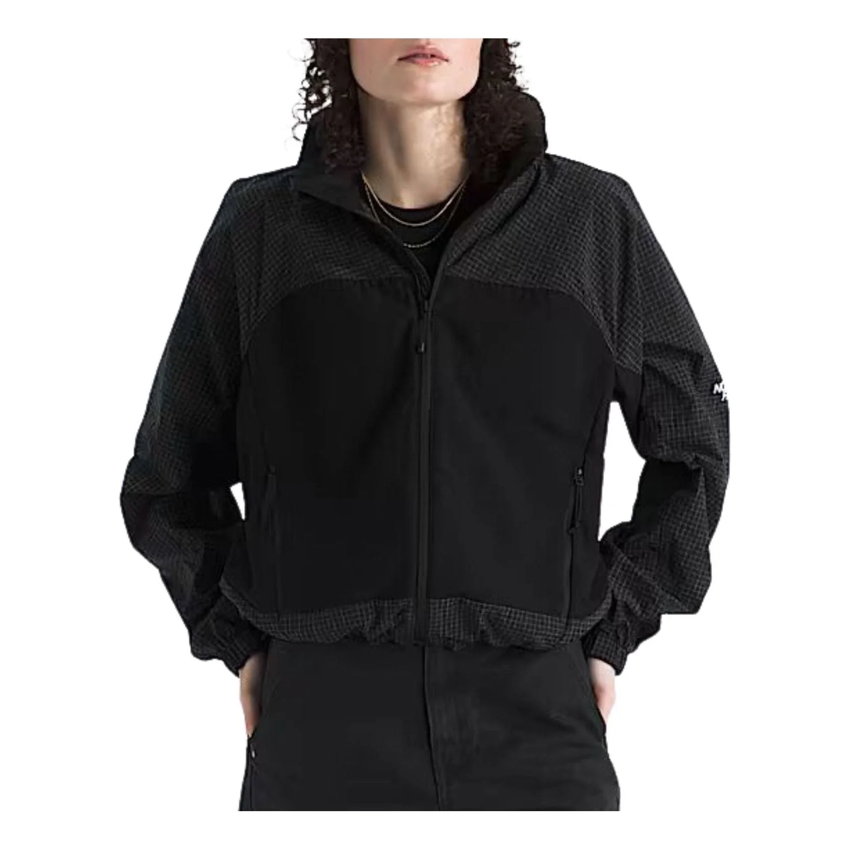 (WMNS) The North Face HKe Utility Wind Jacket 'TNF Black' NF0A8D3WJK3 - 1