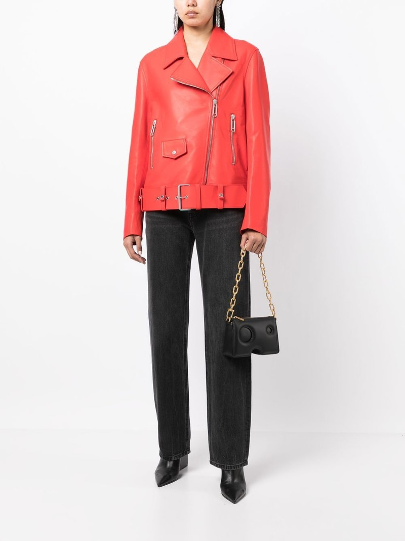 Off-White leather biker jacket outlook
