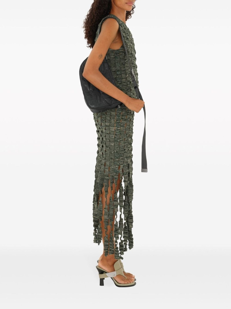 crocheted silk-blend midi dress 4