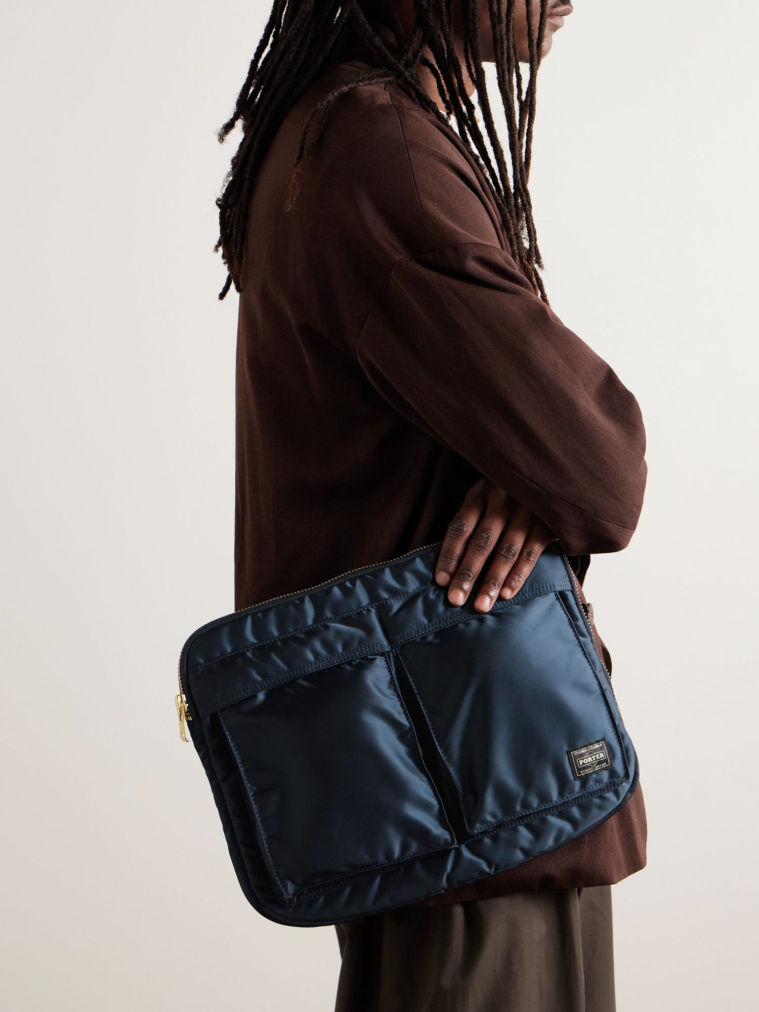 Tanker Nylon Document Case Blue - 2