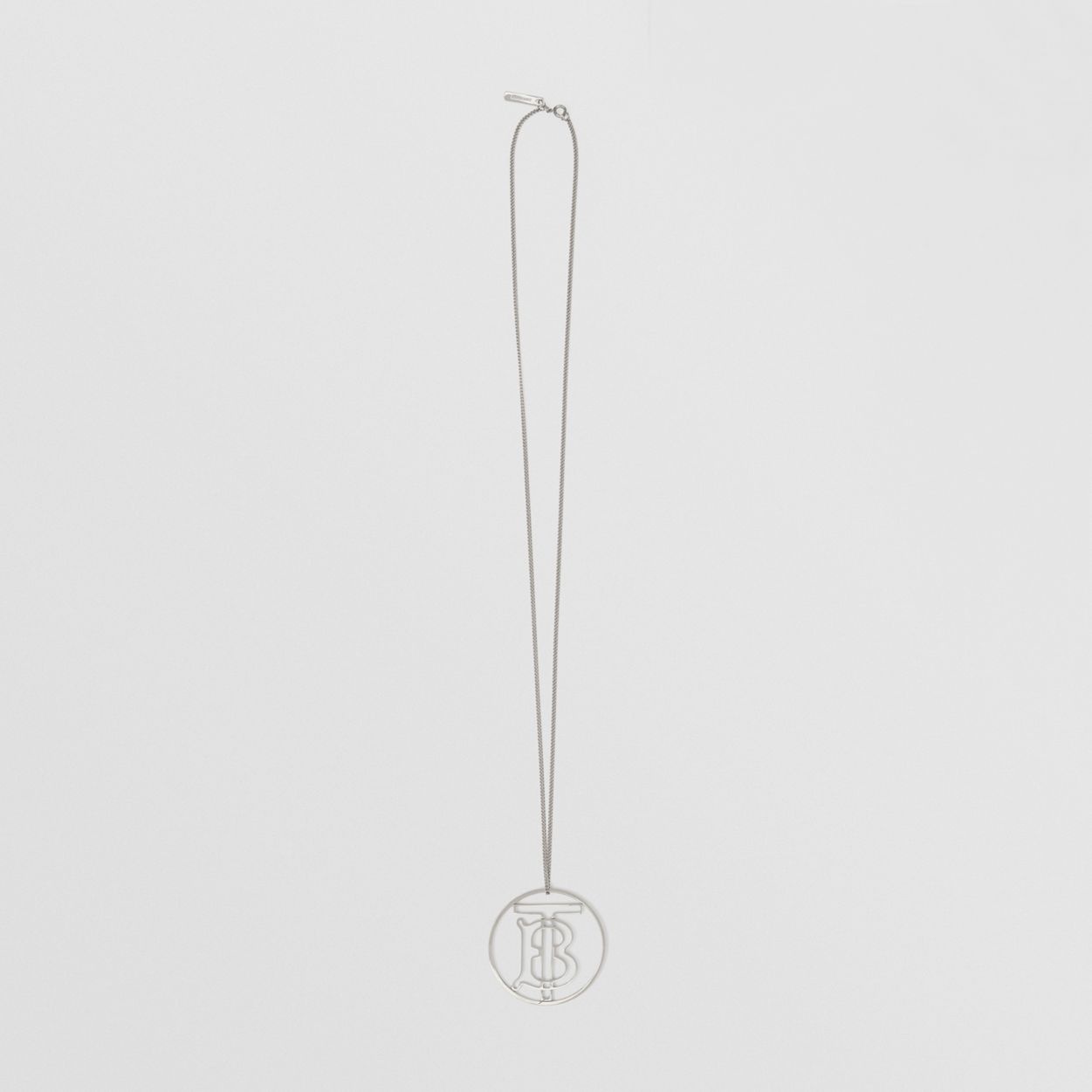 Palladium-plated Monogram Motif Necklace - 1