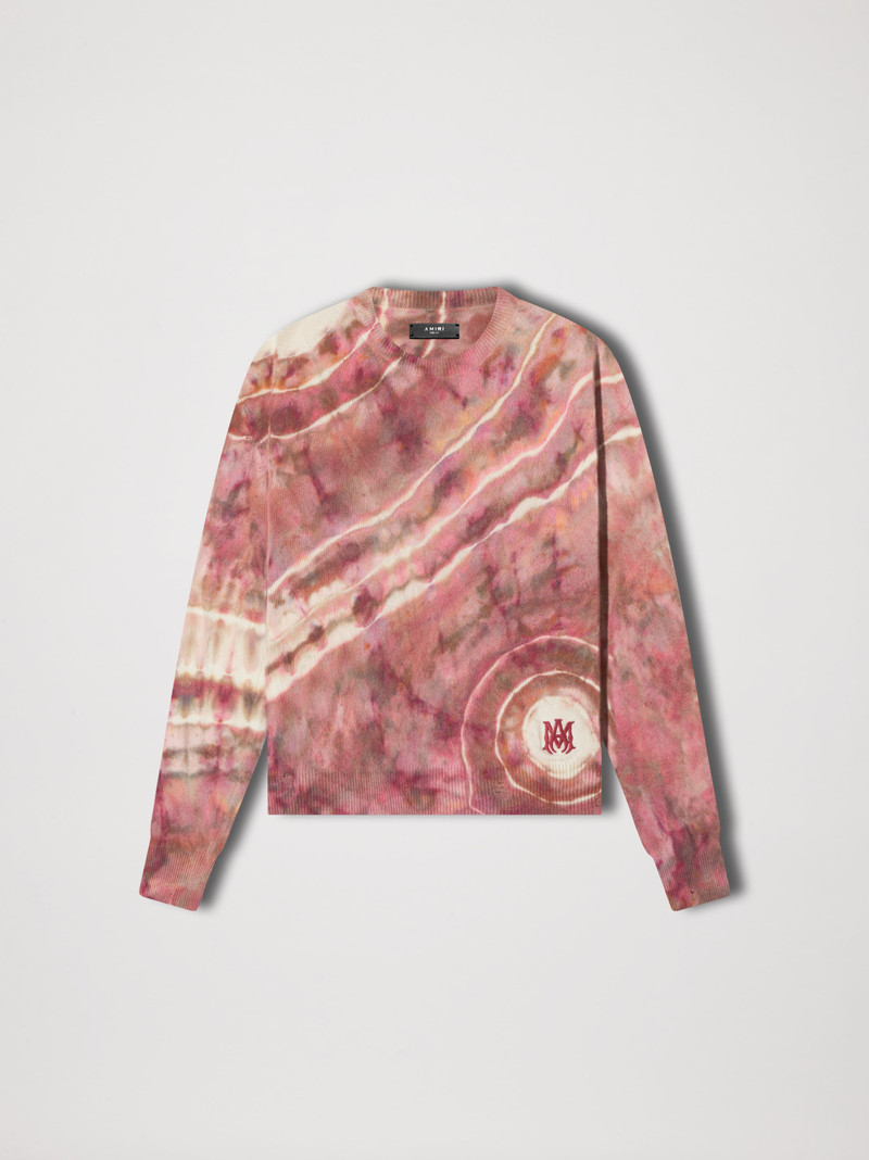 M.A. TIE-DYE CASHMERE CREW - 1
