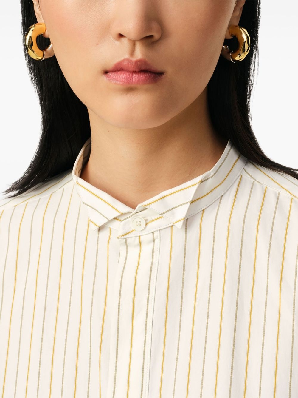 wingtip-collar shirt - 6