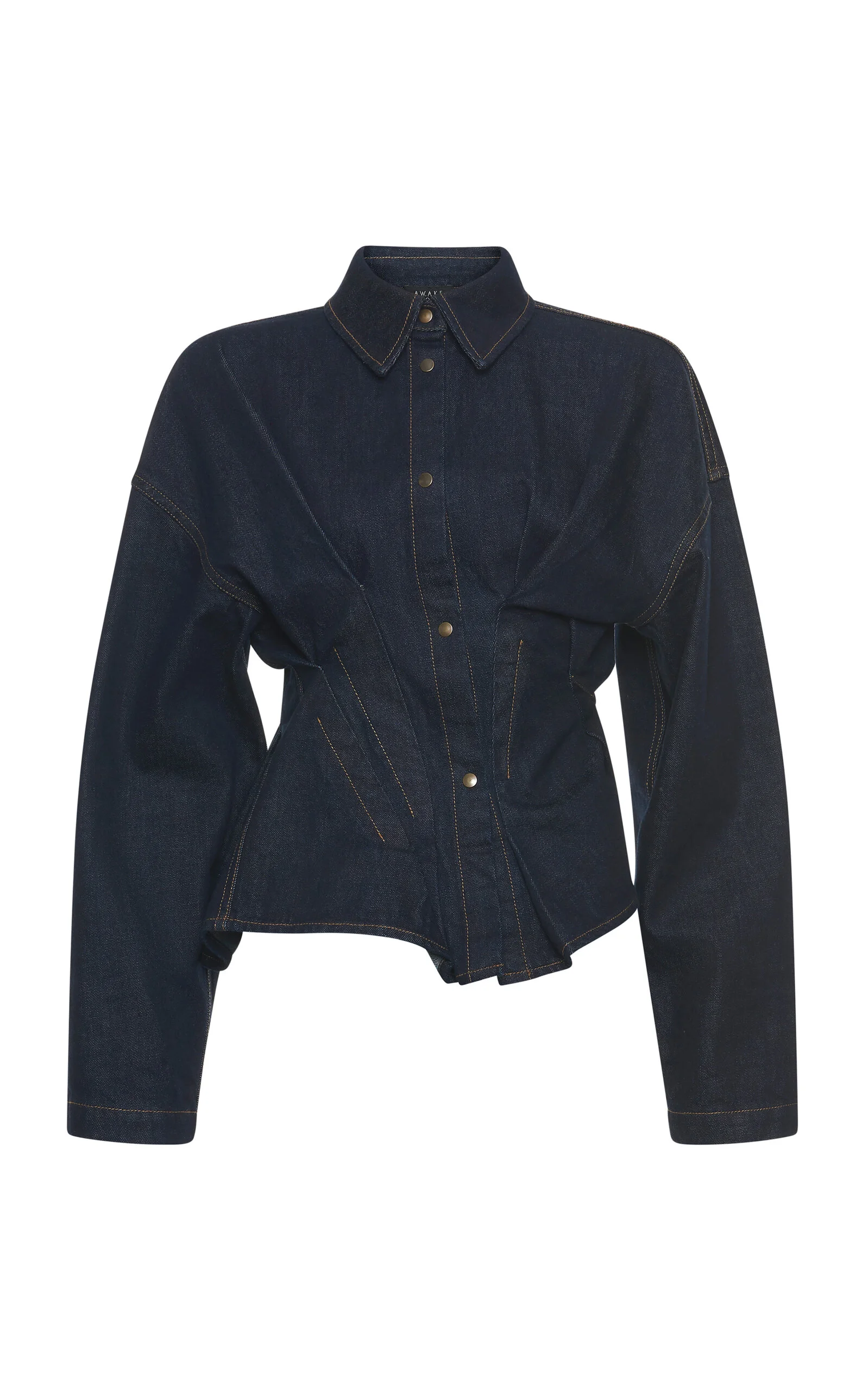Twisted Denim Shirt dark wash - 1