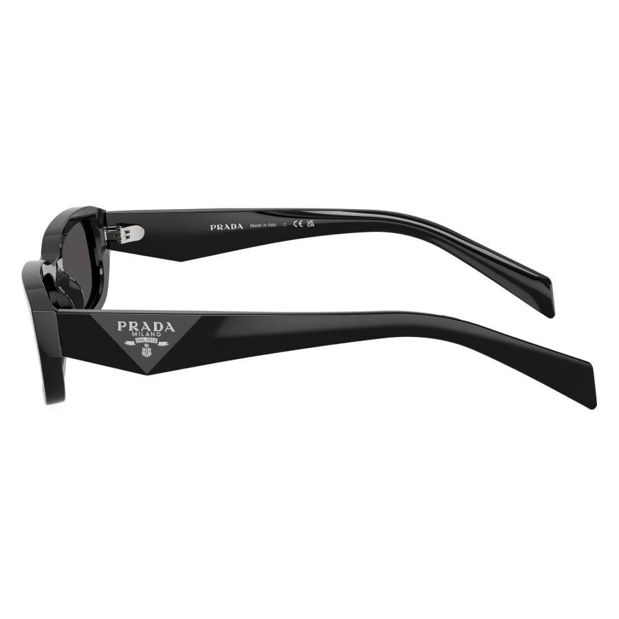 Prada Dark Grey Rectangular Ladies Sunglasses PR B06S 16K08Z 53 - 3