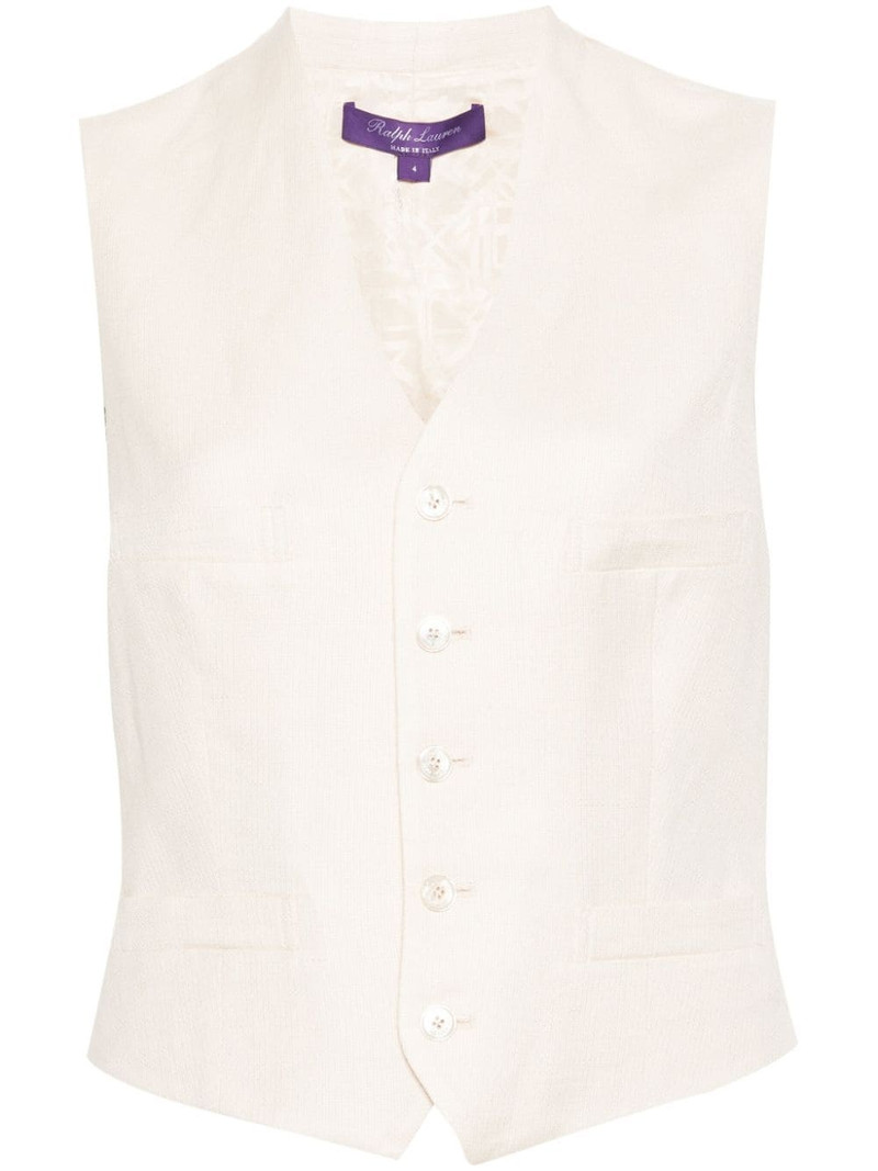 logo-jacquard vest 1