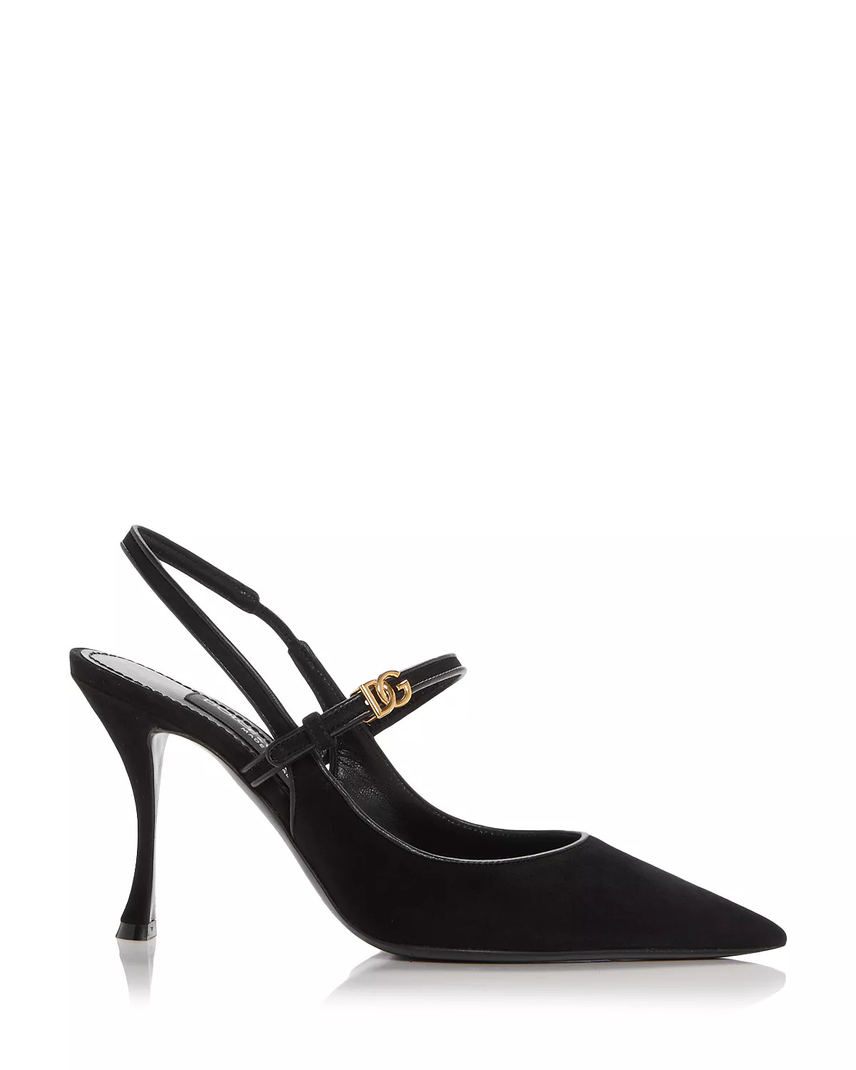 Women's Suede & Leather Slingbacks - 2