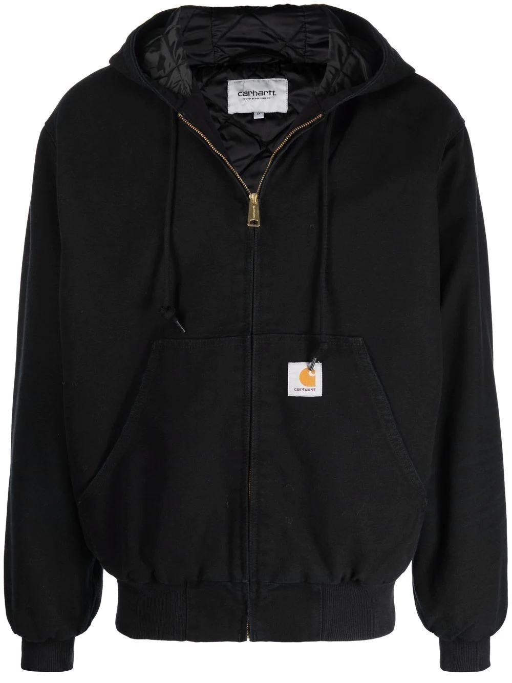 zip front hoodie - 1