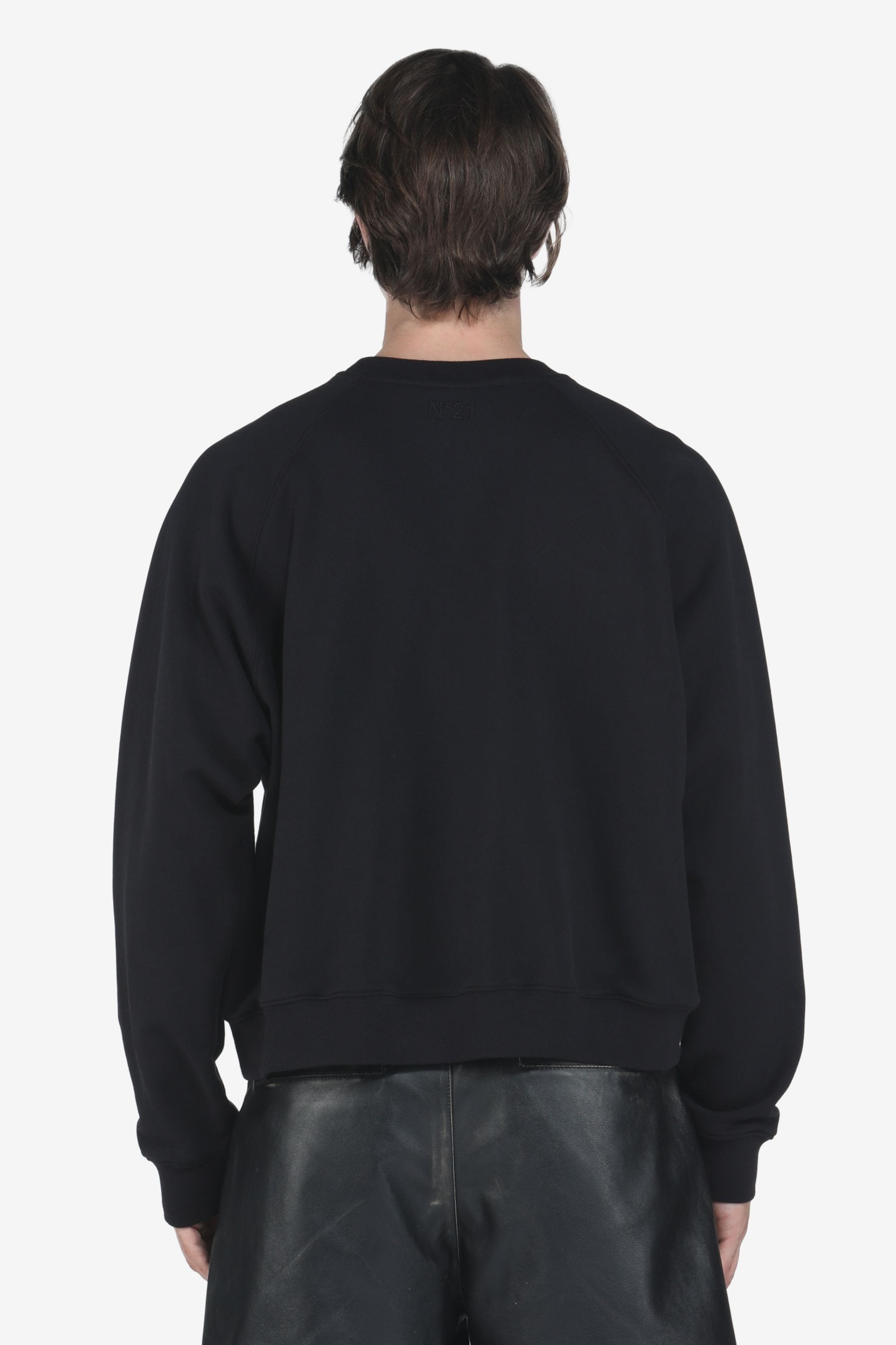 SLOGAN-PRINT COTTON SWEATSHIRT - 2