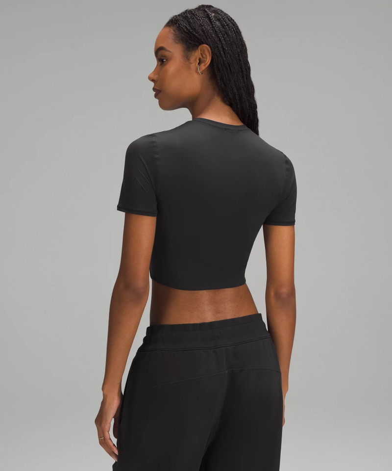 Wundermost 울트라 소프트 Nulu Crewneck Cropped 티셔츠 3