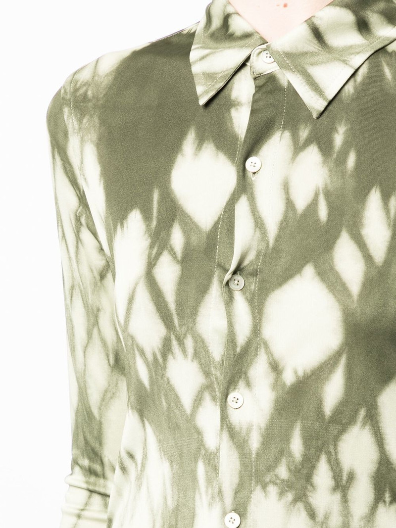 Shibori Miter placket shirt 5
