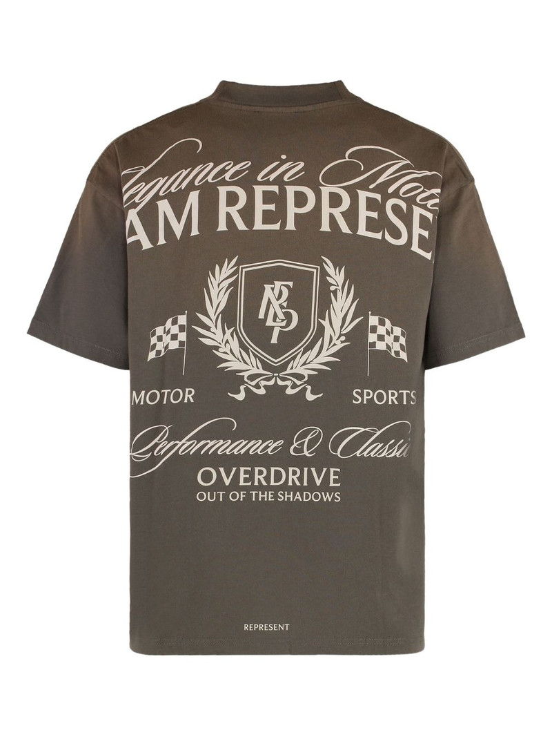 REPRESENT Crest emblem-printed T-shirt outlook