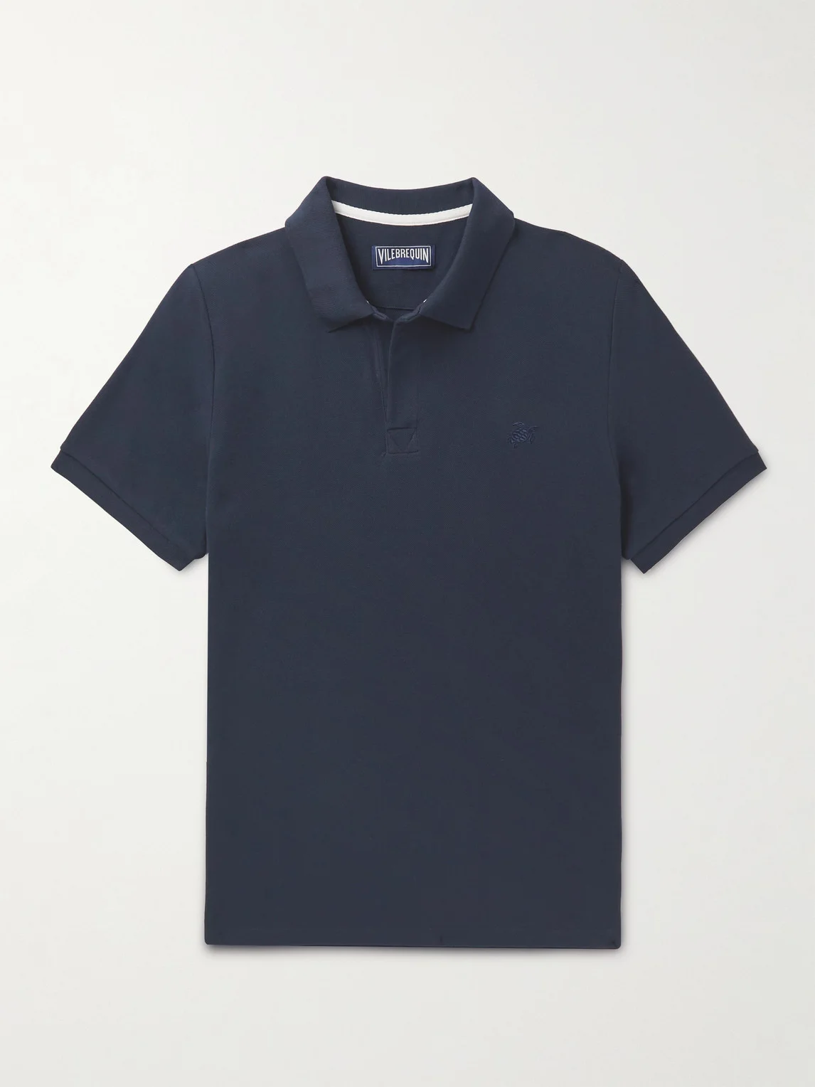 Slim-Fit Logo-Embroidered Cotton-Piqué Polo Shirt - 1